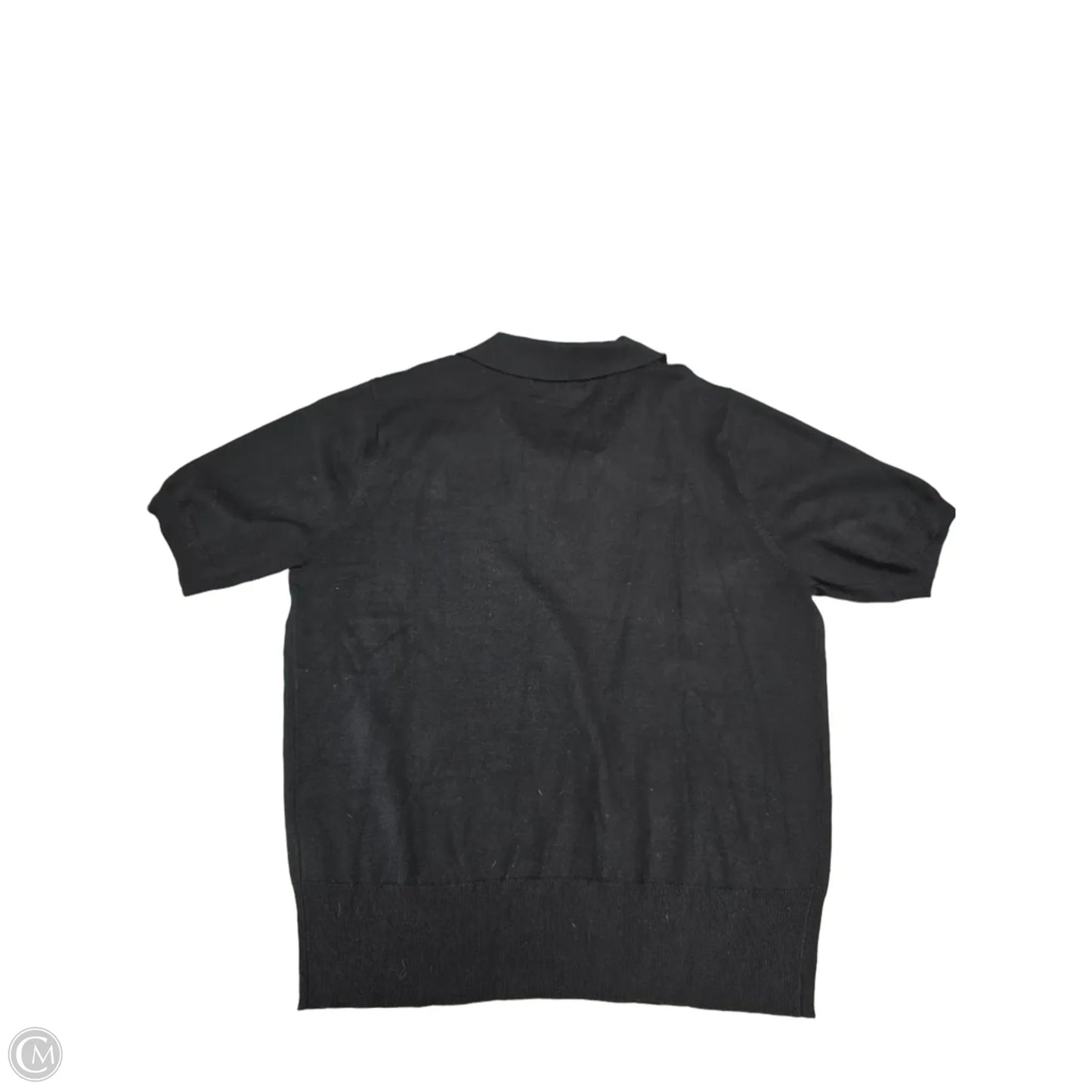 Top Short Sleeve By Kate Kasin In Black, Size: M