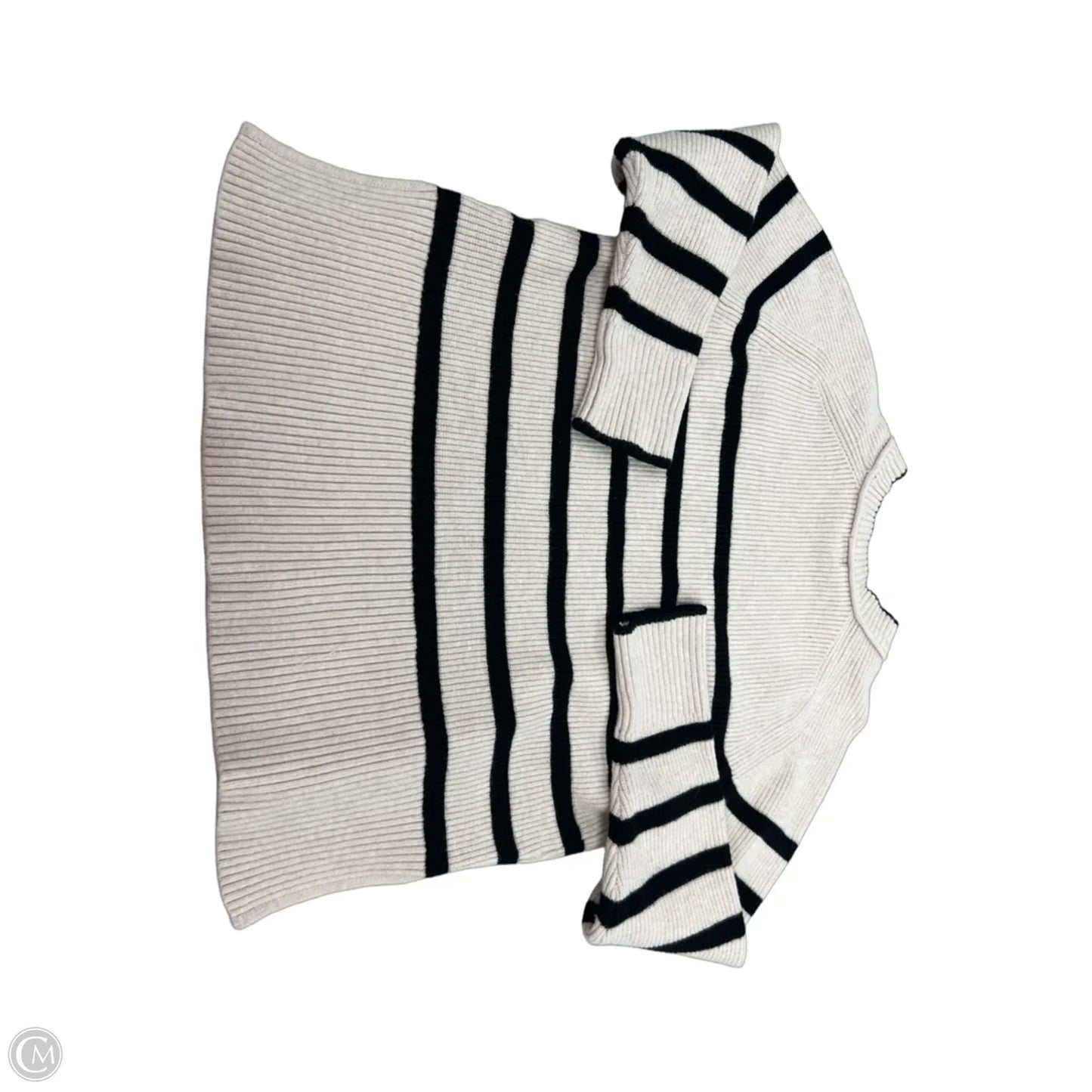 Sweater By A New Day In Black & Cream, Size: L
