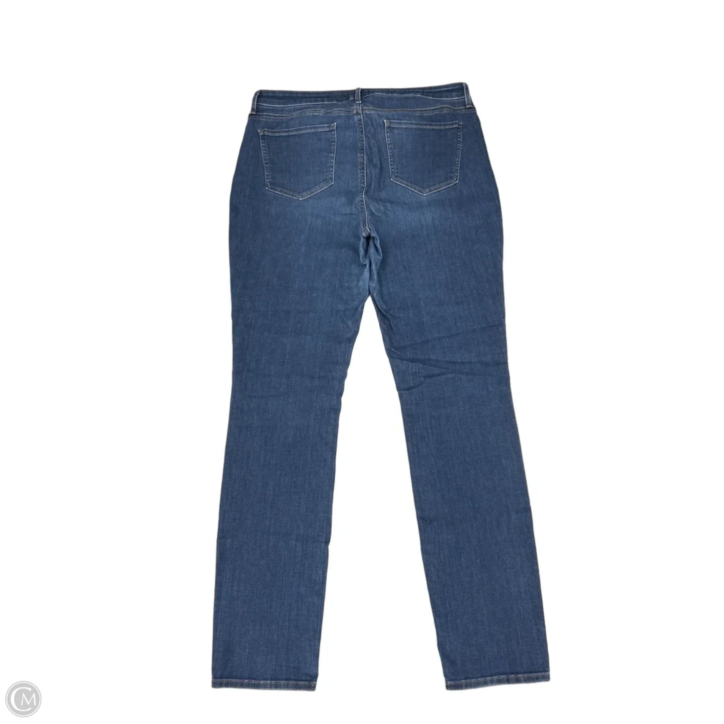 Jeans Straight By Not Your Daughters Jeans In Blue Denim, Size: 12