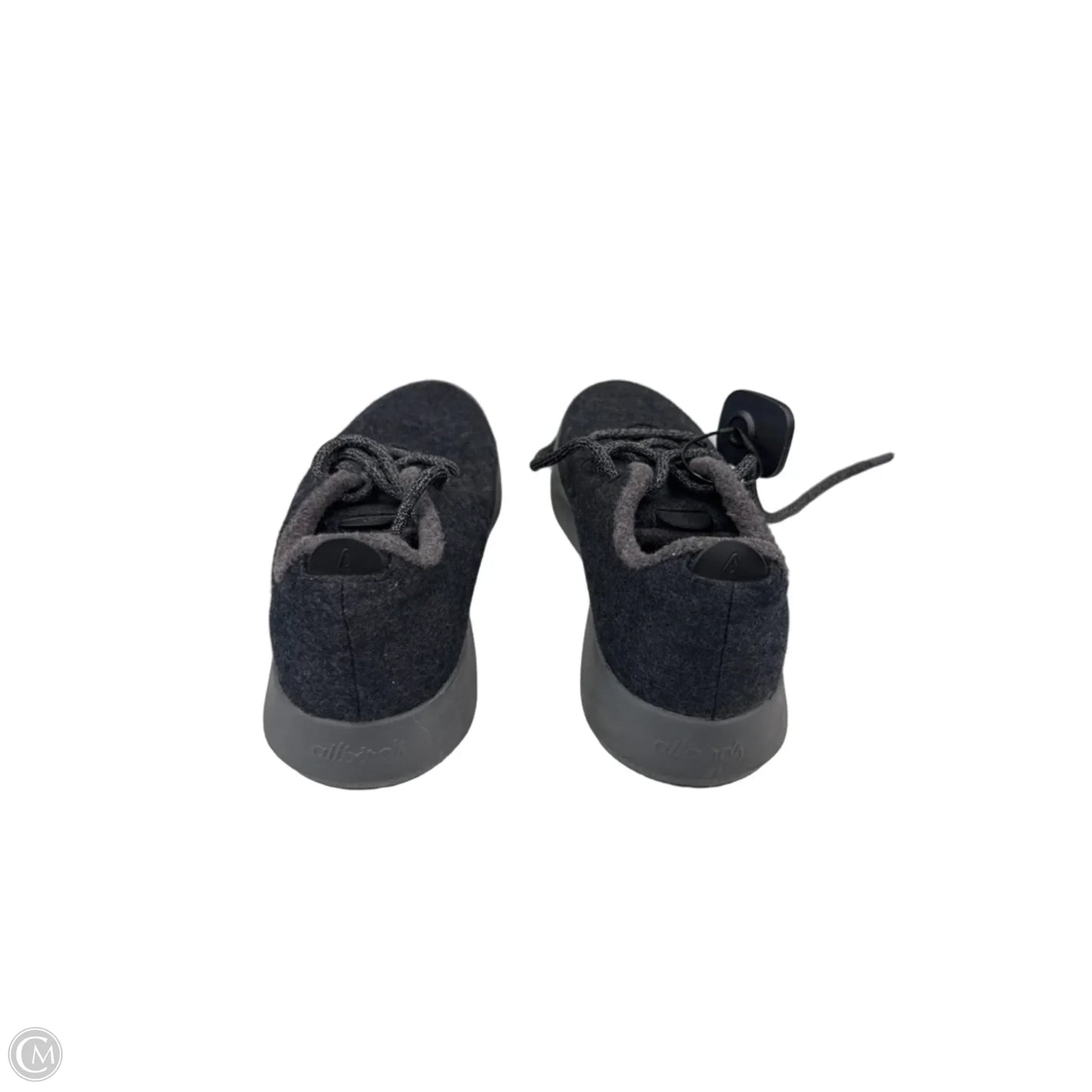 Shoes Sneakers By Allbirds In Black & Grey, Size: 9