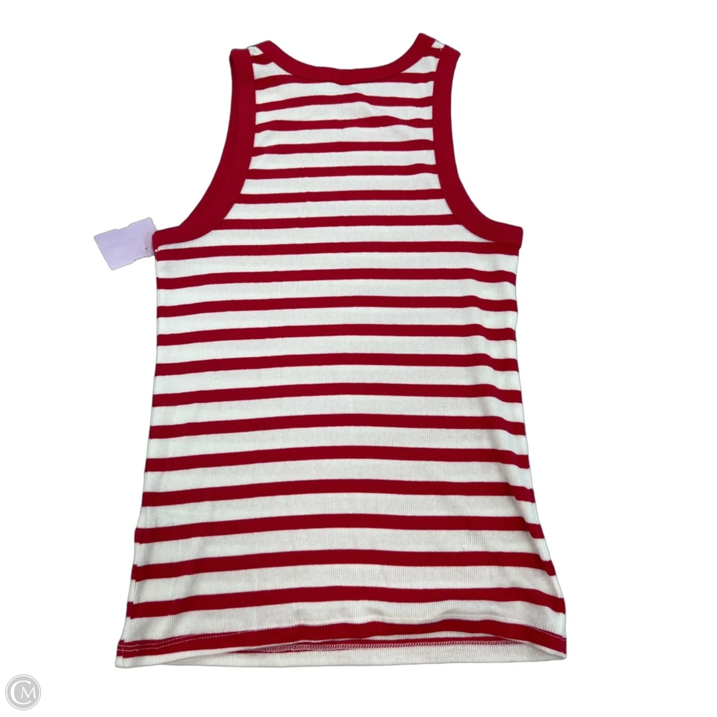 Tank Top By A New Day In Red & White, Size: M