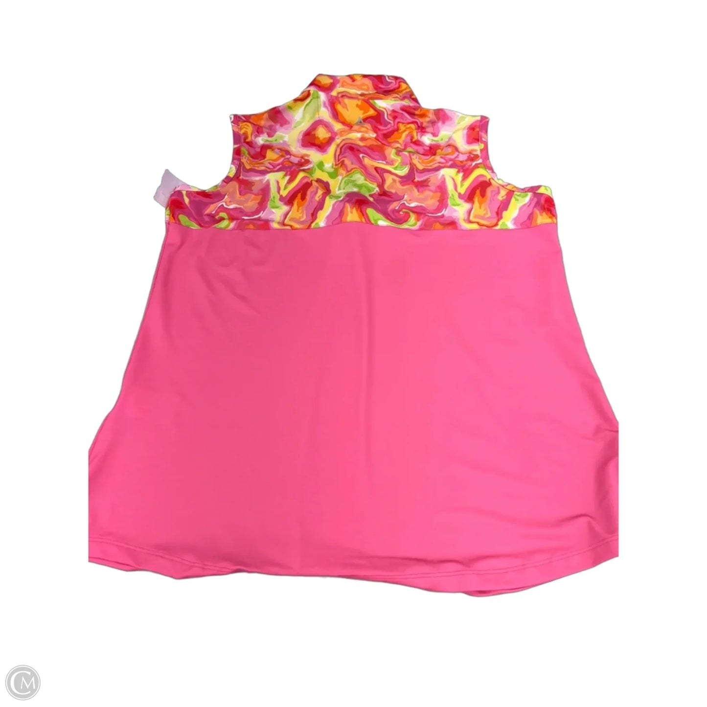 Top Sleeveless By Bermuda Sands In Pink, Size: L