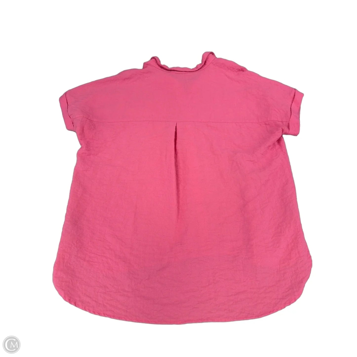 Top Short Sleeve By John Mark In Pink, Size: Xl