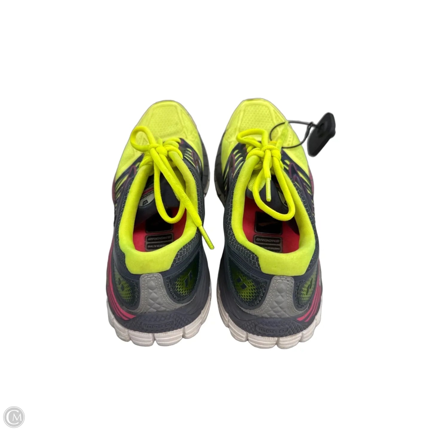Shoes Athletic By Brooks In Green & Grey, Size: 7