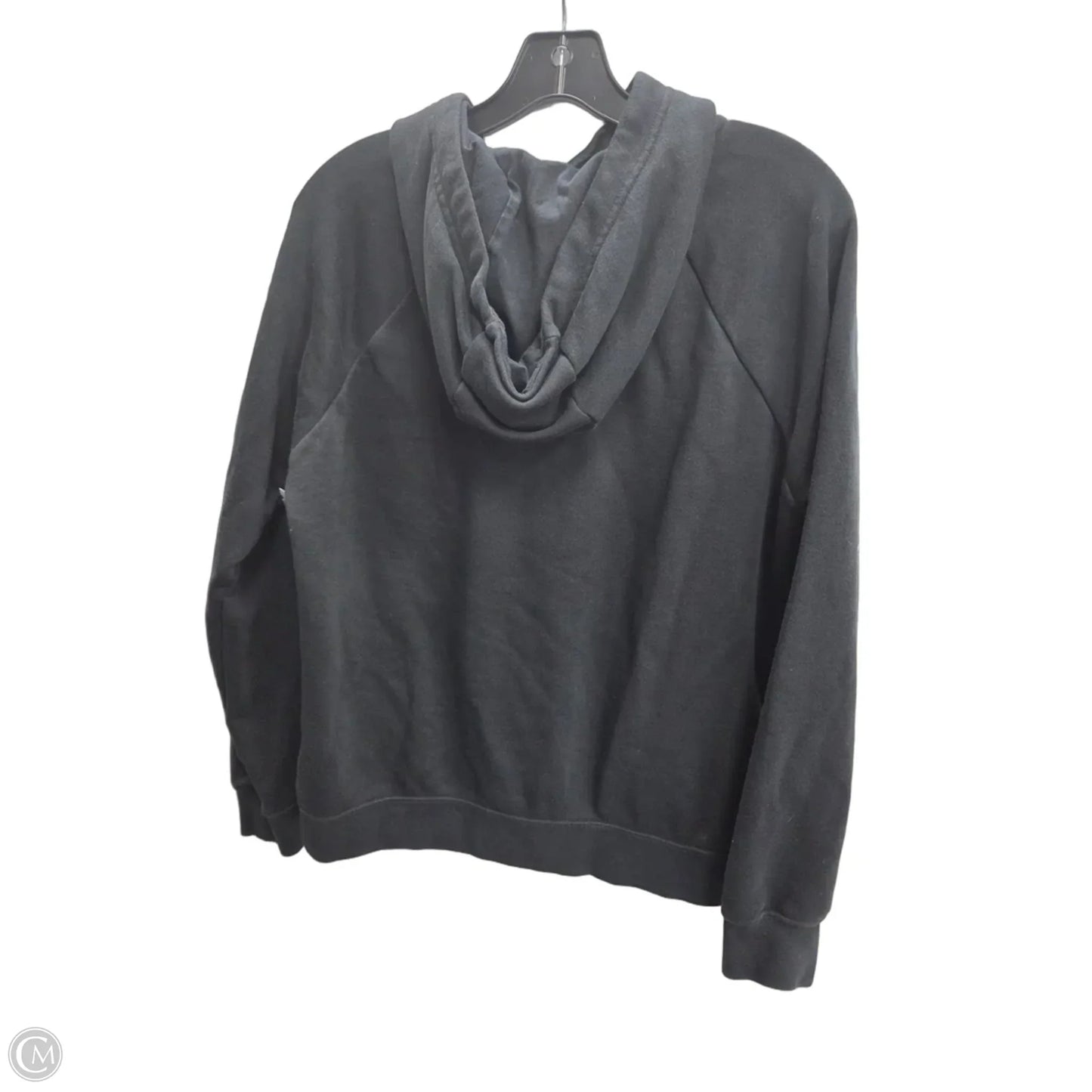 Sweatshirt Hoodie By Nike In Black, Size: M