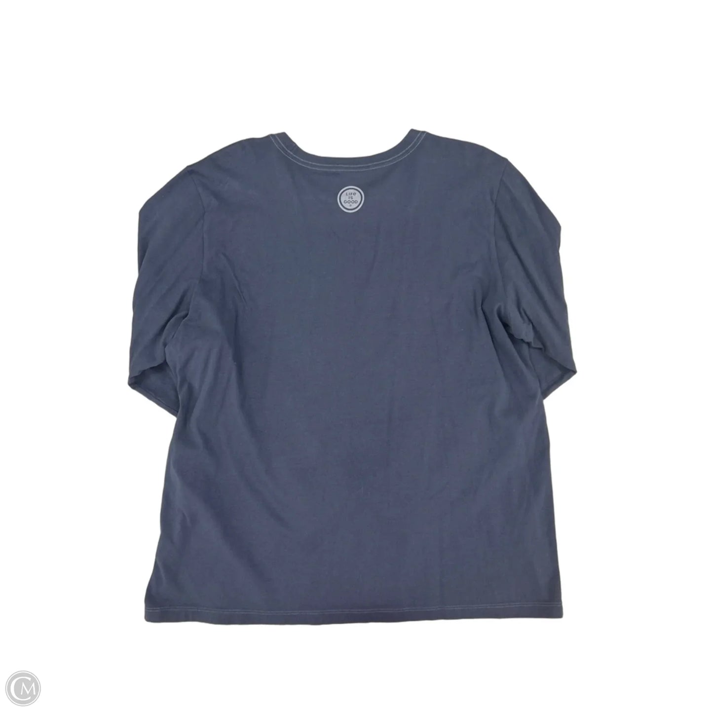 Top Long Sleeve By Life Is Good In Navy, Size: Xl