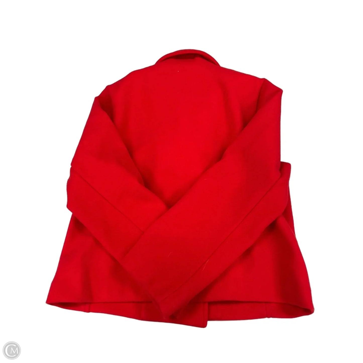 Coat Peacoat By Love Tree In Red, Size: M