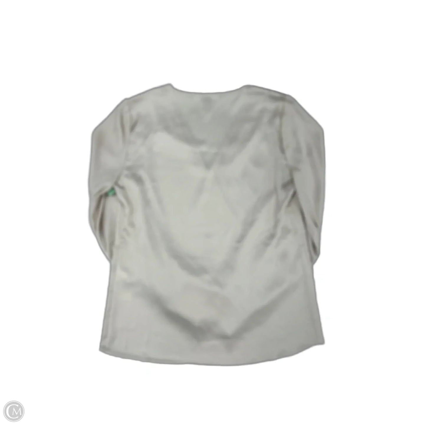 Top Long Sleeve By White House Black Market In Cream, Size: Xs