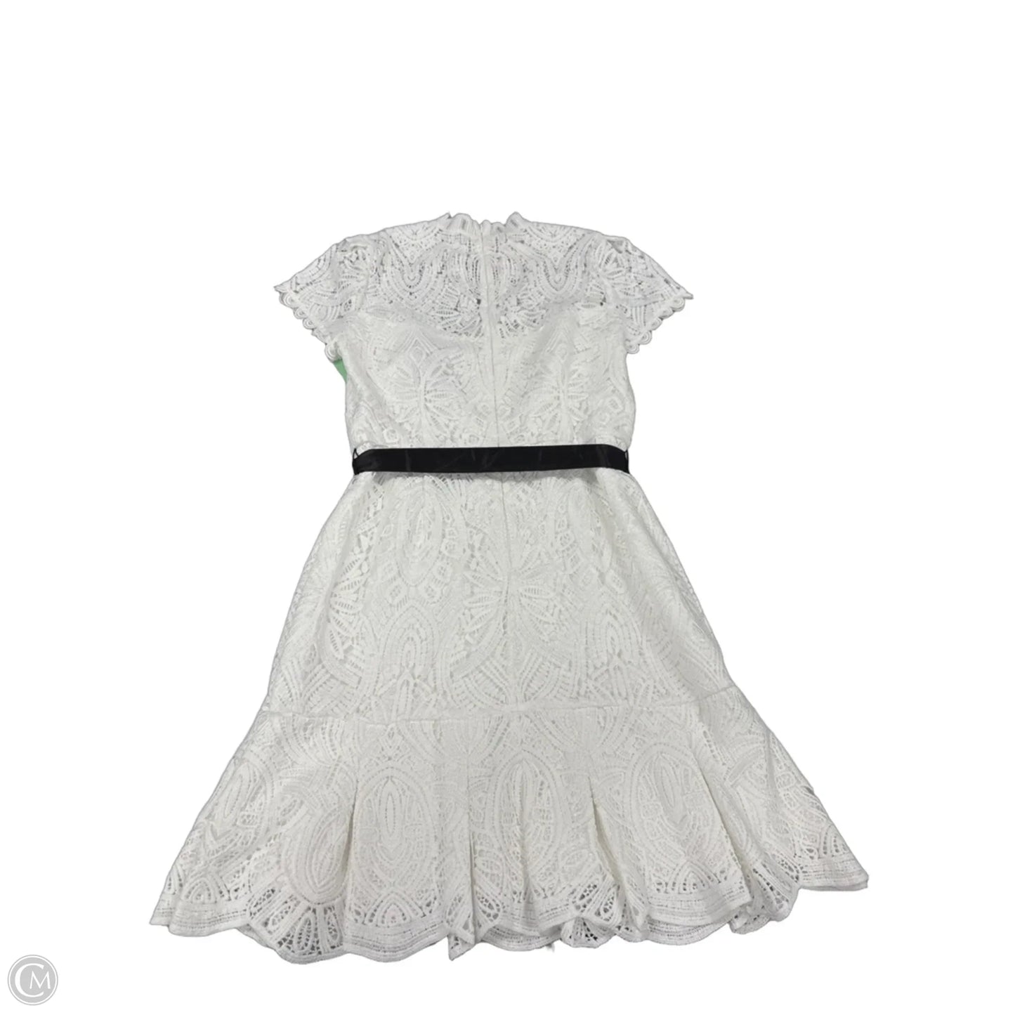 Dress Casual Midi By White House Black Market In Black & White, Size: 4