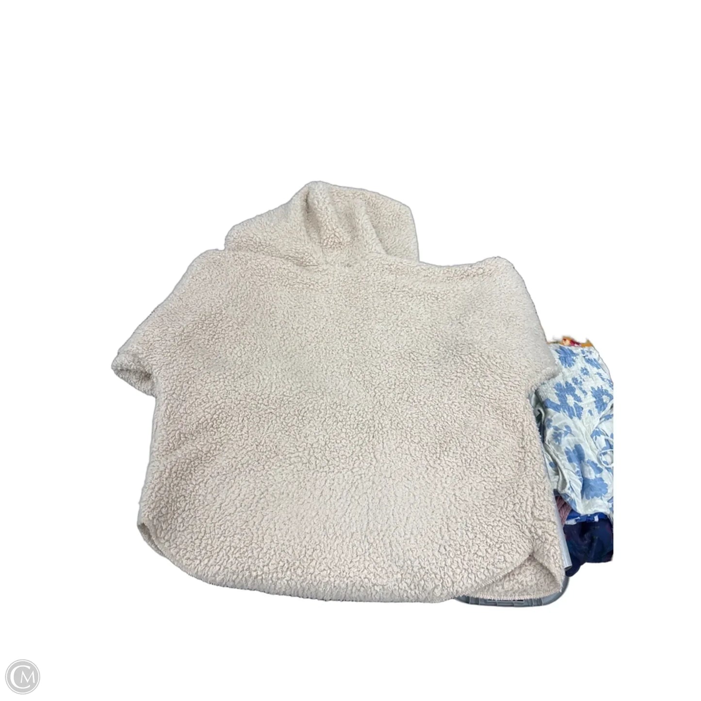 Jacket Faux Fur & Sherpa By Cmb In Cream, Size: Osfa