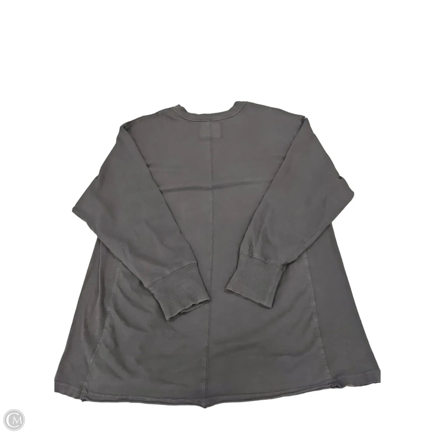 Top Long Sleeve By Aerie In Grey, Size: M