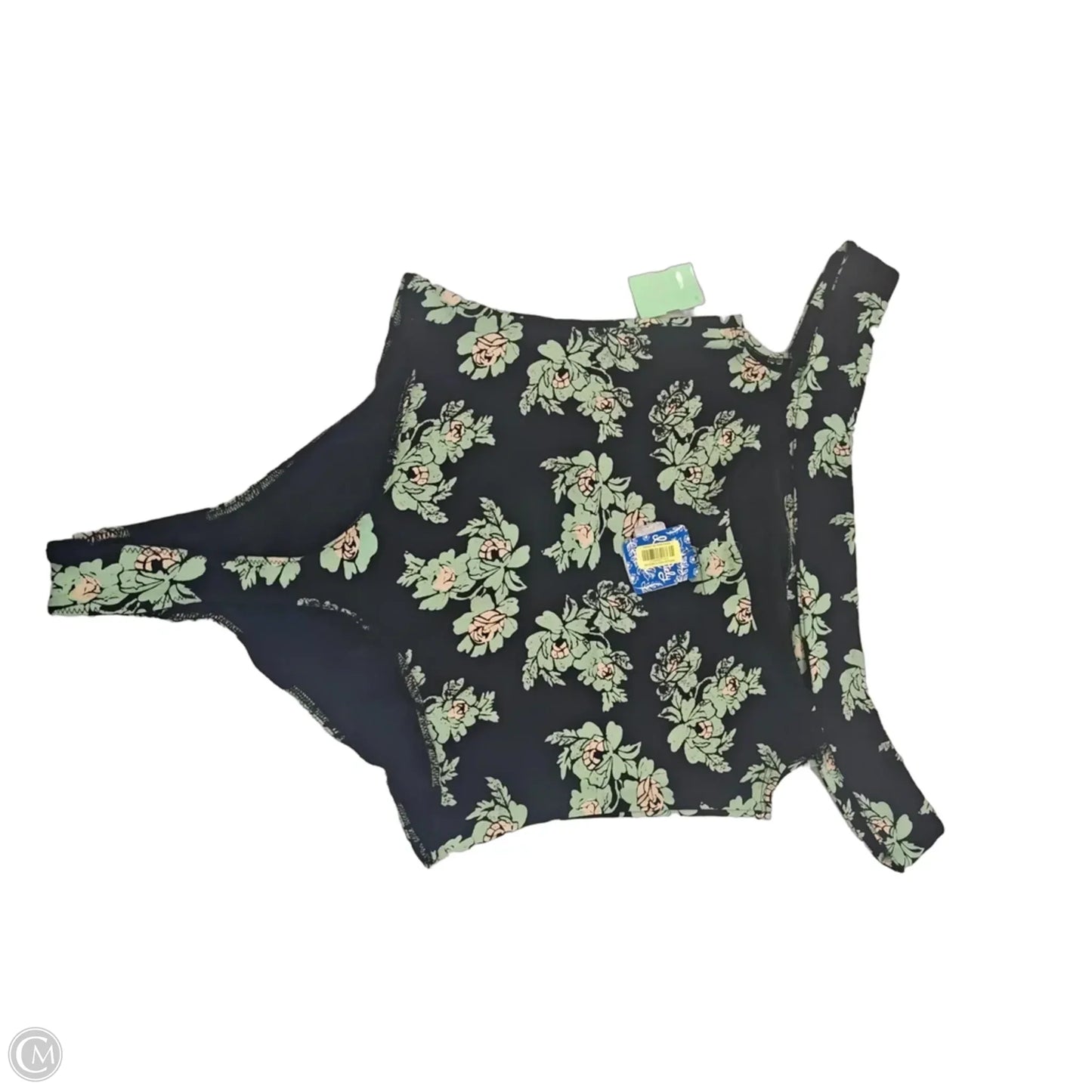 Bodysuit By Free People In Black & Green, Size: L