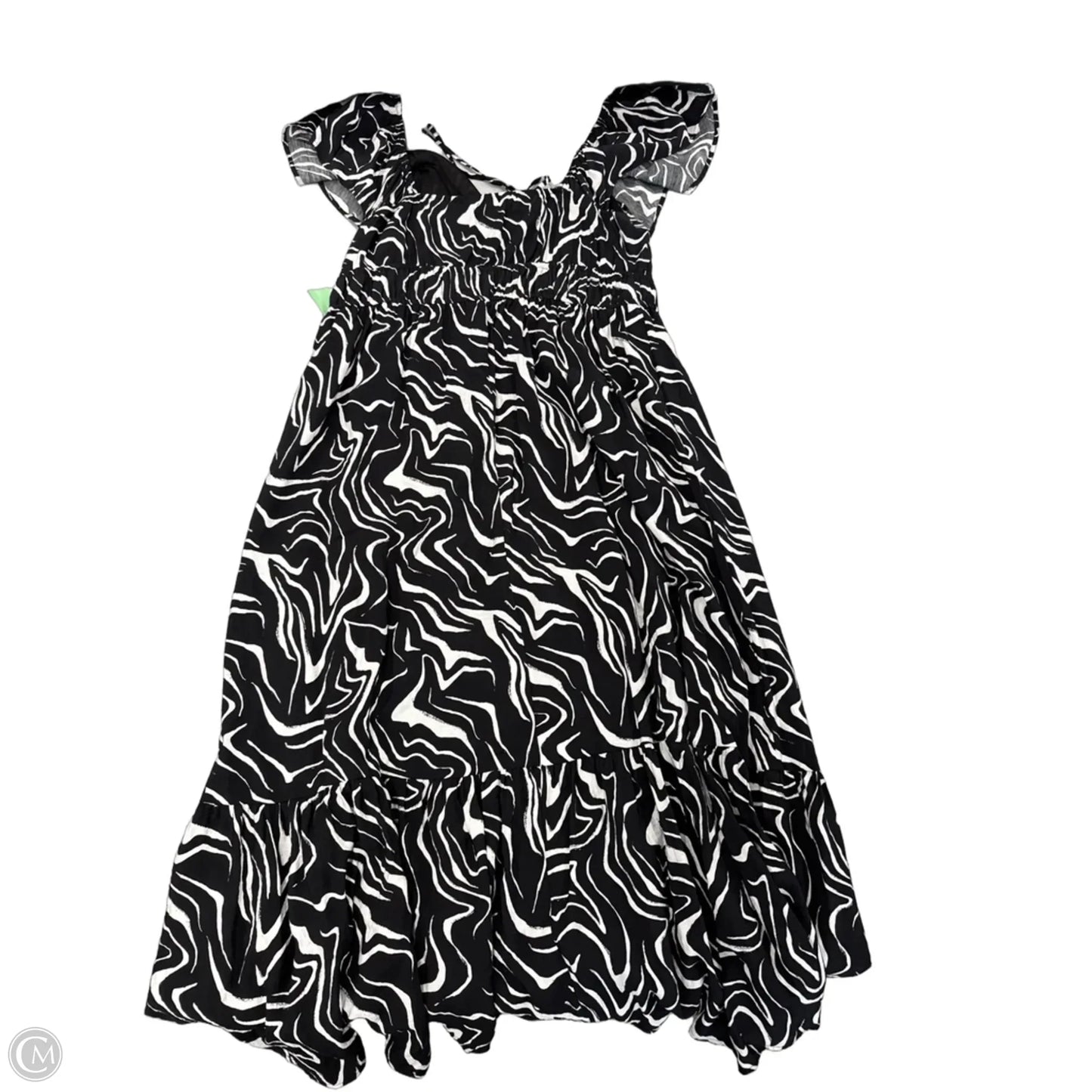 Dress Casual Maxi By Nine West In Black & White, Size: Xxl
