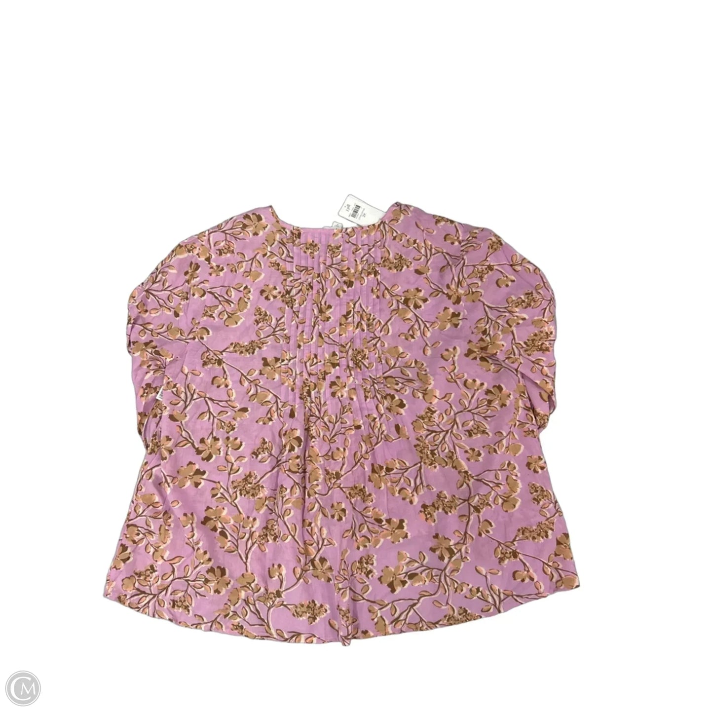 Top Long Sleeve By J. Jill In Purple, Size: 2x