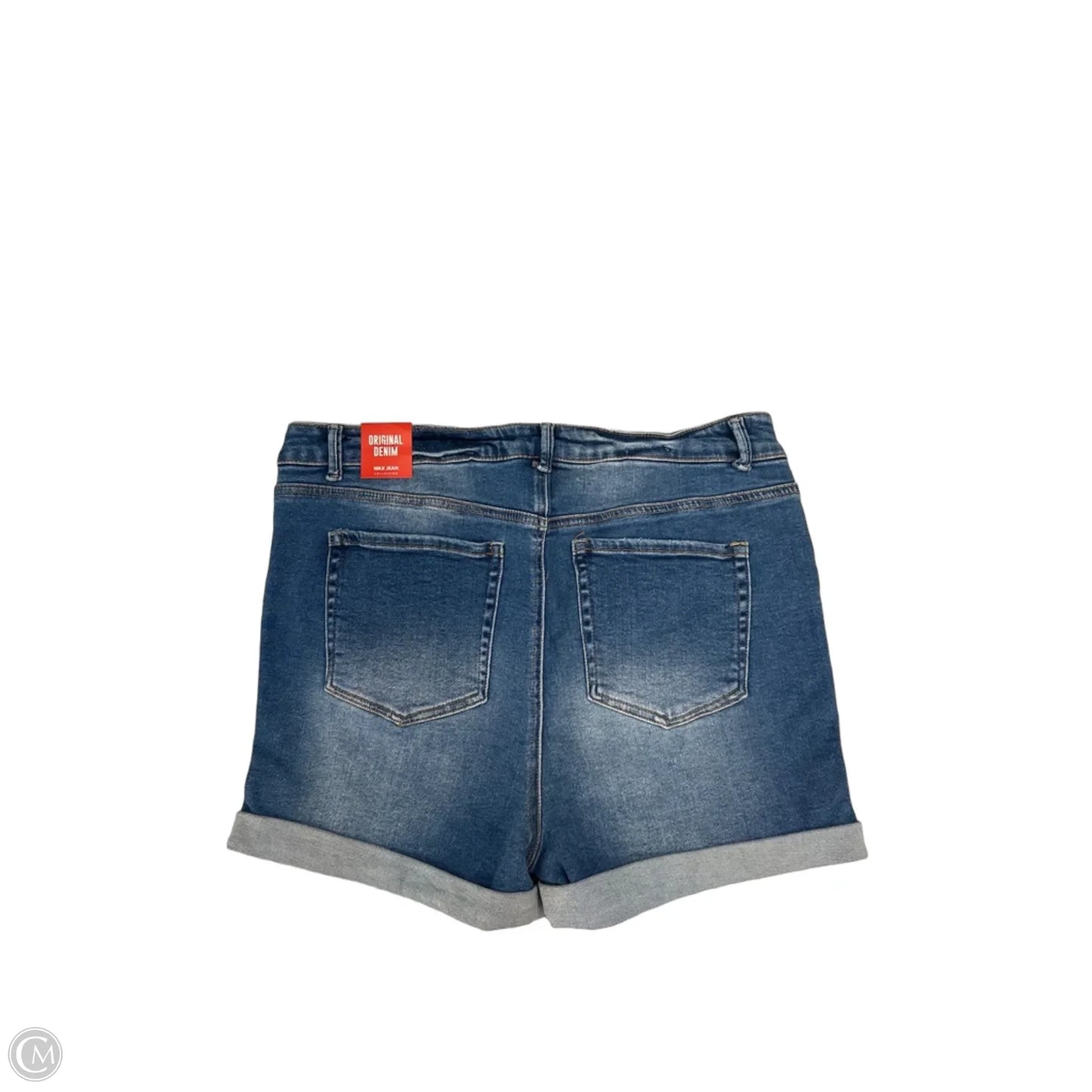 Shorts By Wax Jean In Blue Denim, Size: 3x