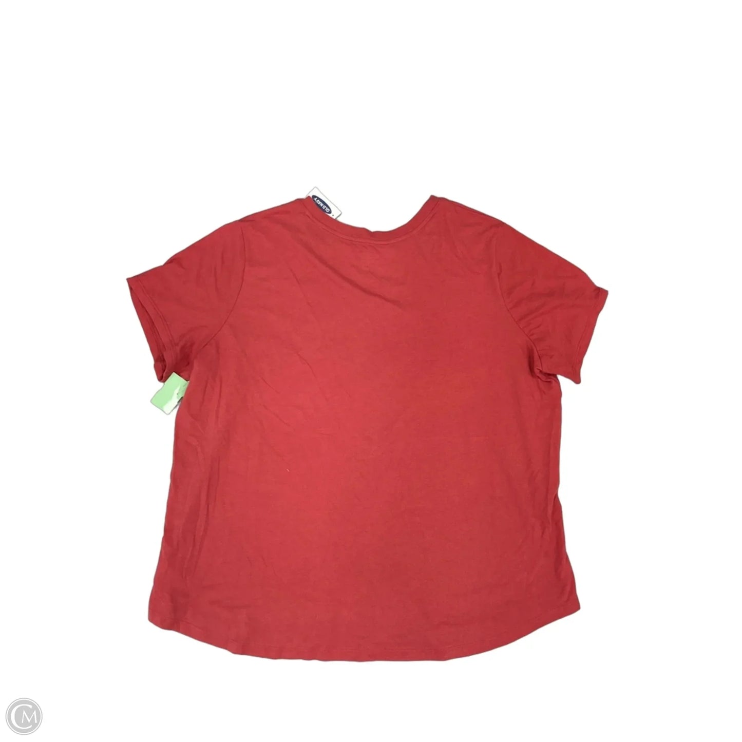 Top Short Sleeve By Old Navy In Red, Size: 2x