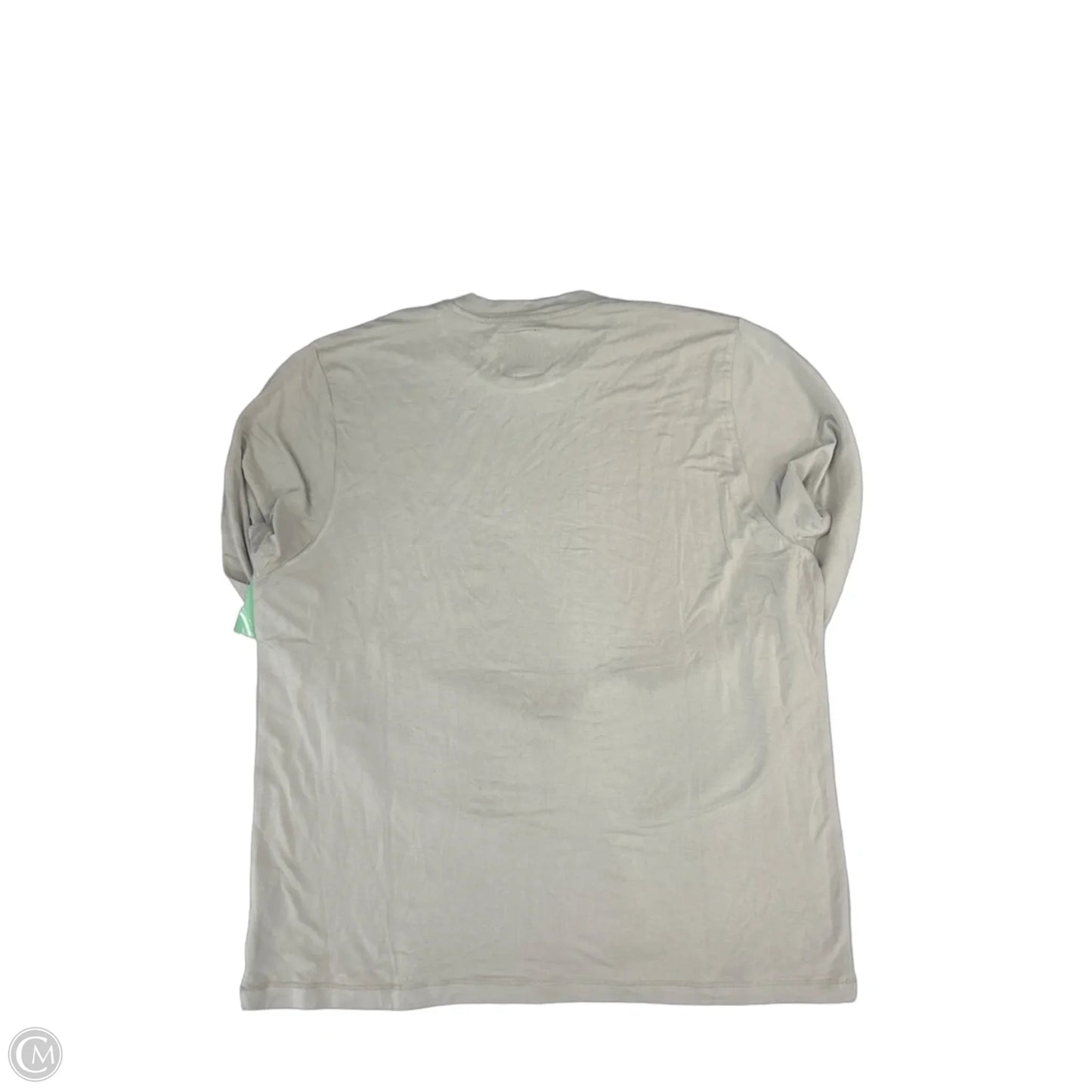 Top Long Sleeve By Cme In Beige, Size: L