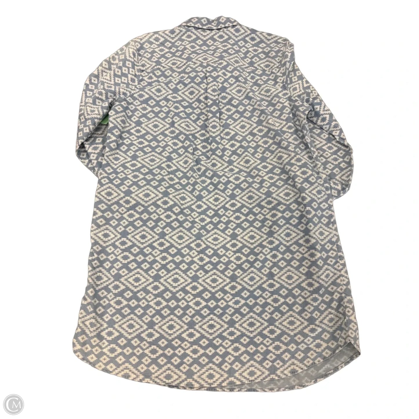 Dress Casual Short By Lucky Brand In Blue & White, Size: Xl