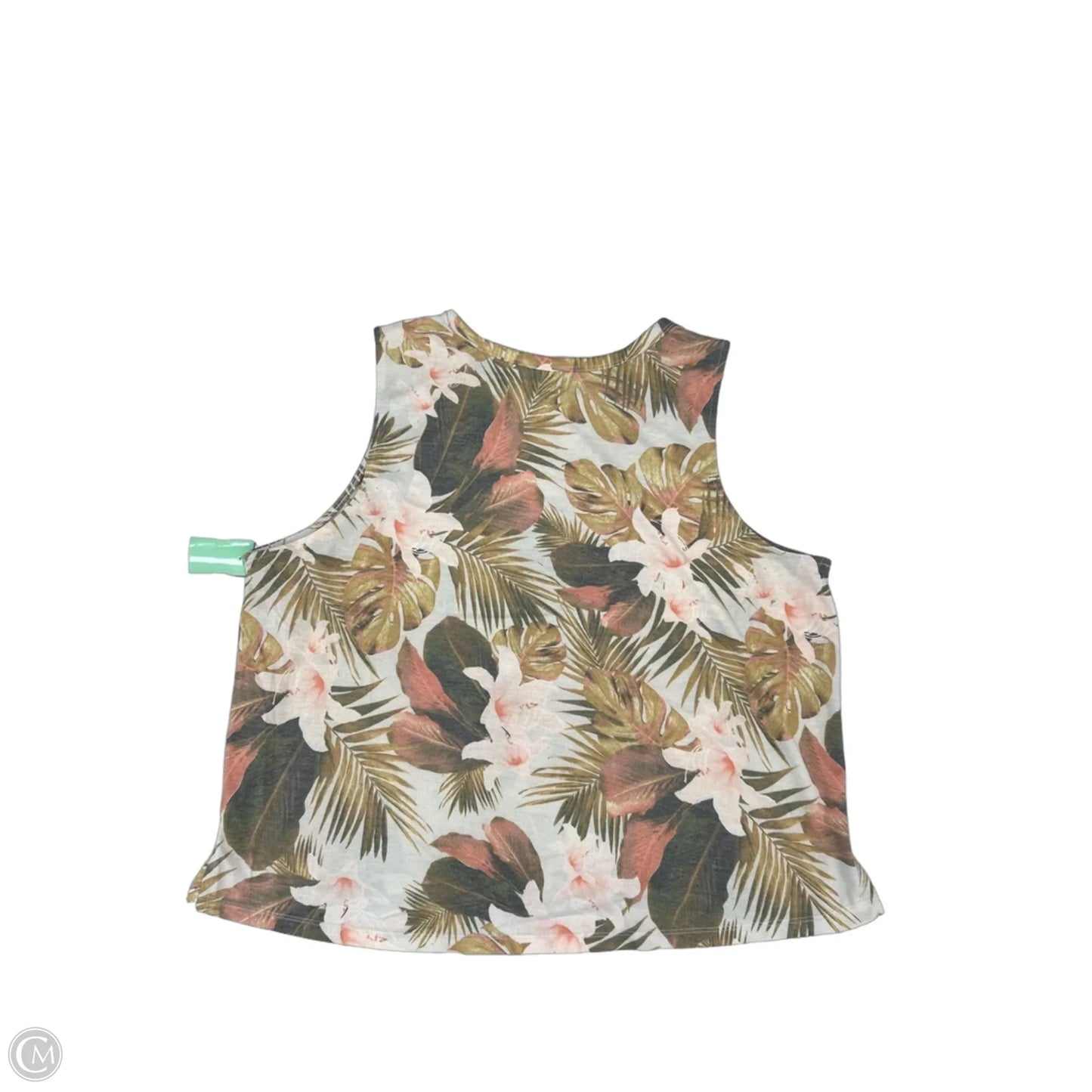 Tank Top By Old Navy In Tropical Print, Size: Xl