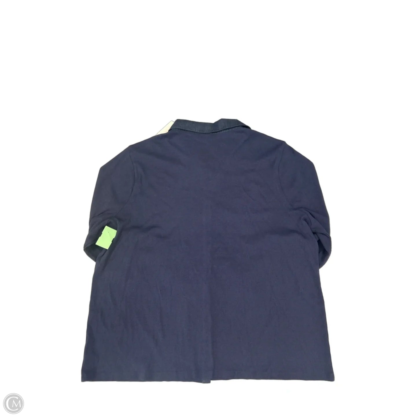 Top Long Sleeve By Chicos In Navy, Size: Xxl