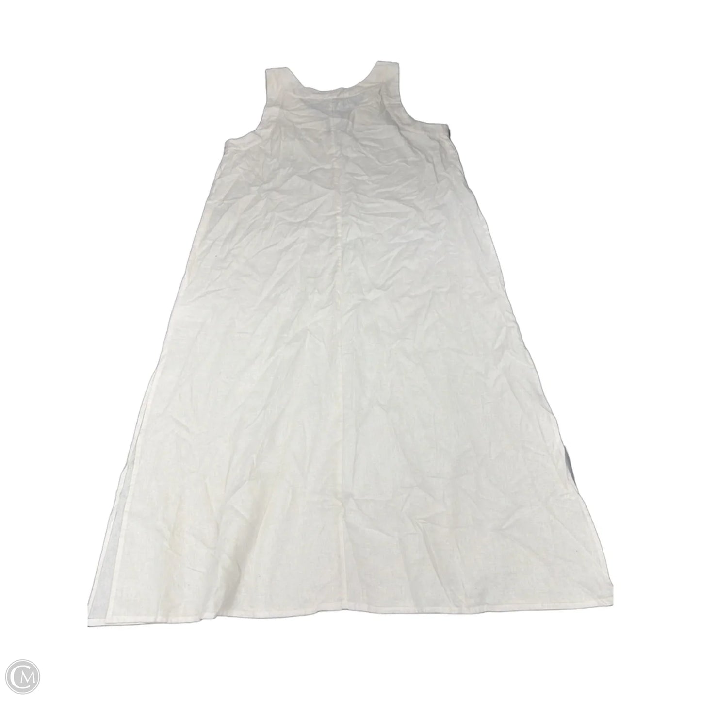 Dress Casual Midi By Dkny In White, Size: Xl
