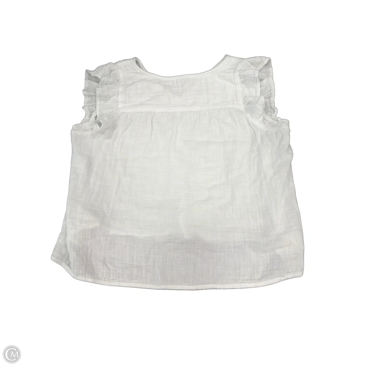 Top Sleeveless By Old Navy In White, Size: 2x