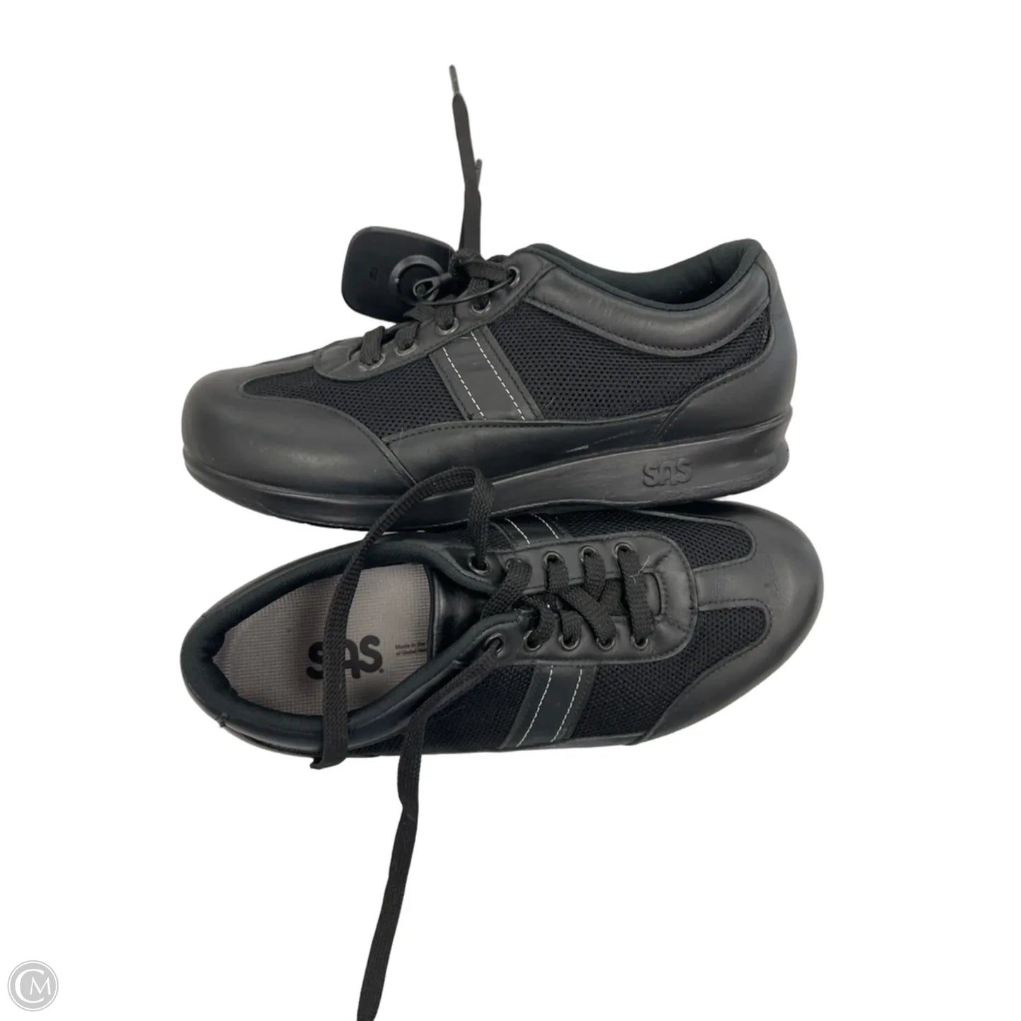Shoes Sneakers By Sas In Black, Size: 7