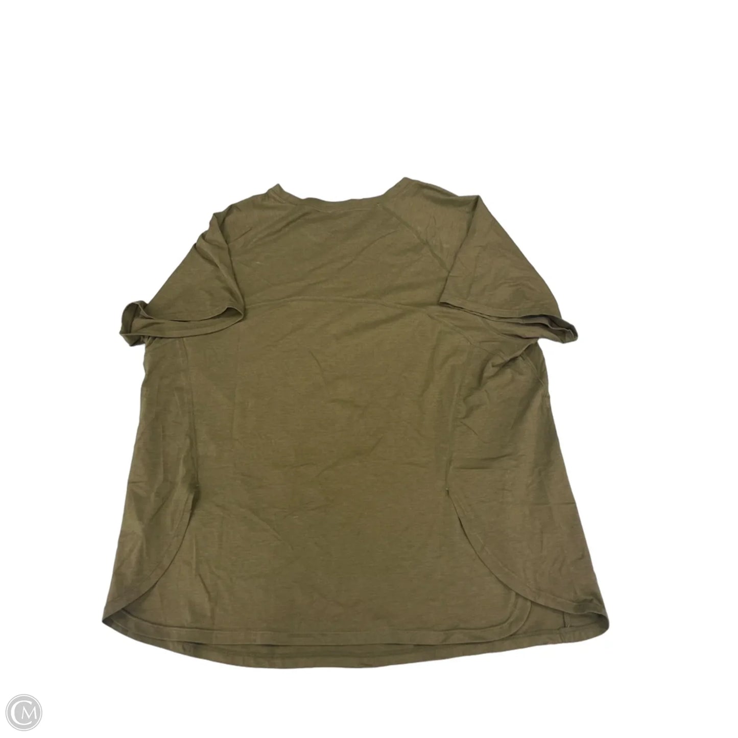 Top Short Sleeve By Cme In Green, Size: Xl