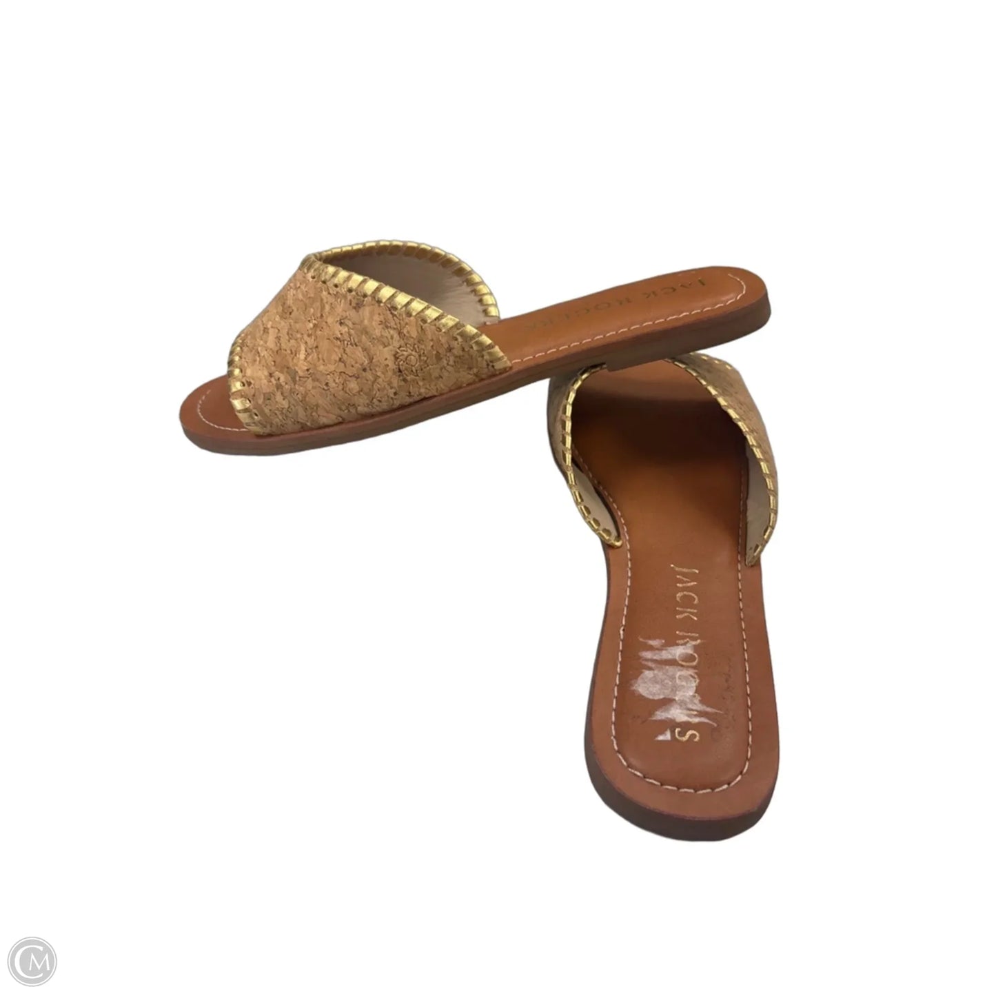 Sandals Flats By Jack Rogers In Tan, Size: 7