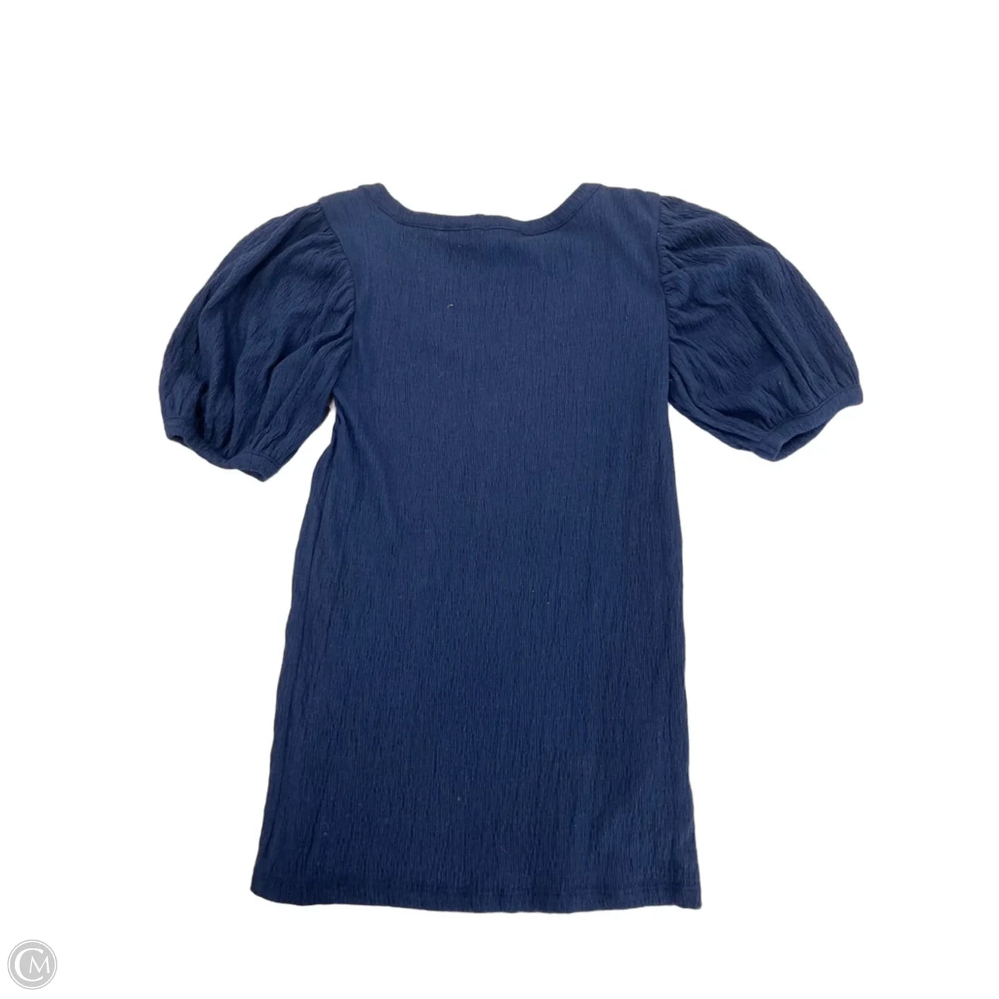 Top Short Sleeve By Loft In Navy, Size: Xs