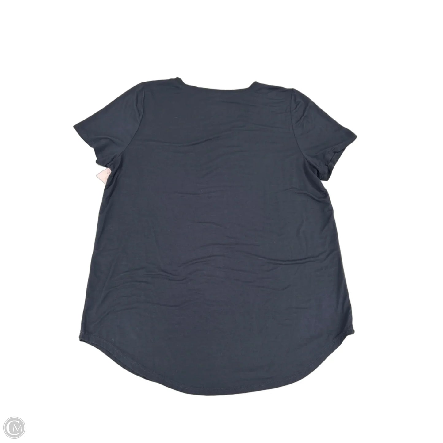 Top Short Sleeve By Green Envelope In Navy, Size: L