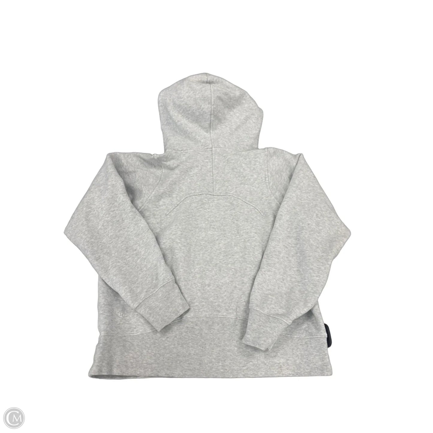 Sweatshirt Hoodie By Lululemon In Grey, Size: 4