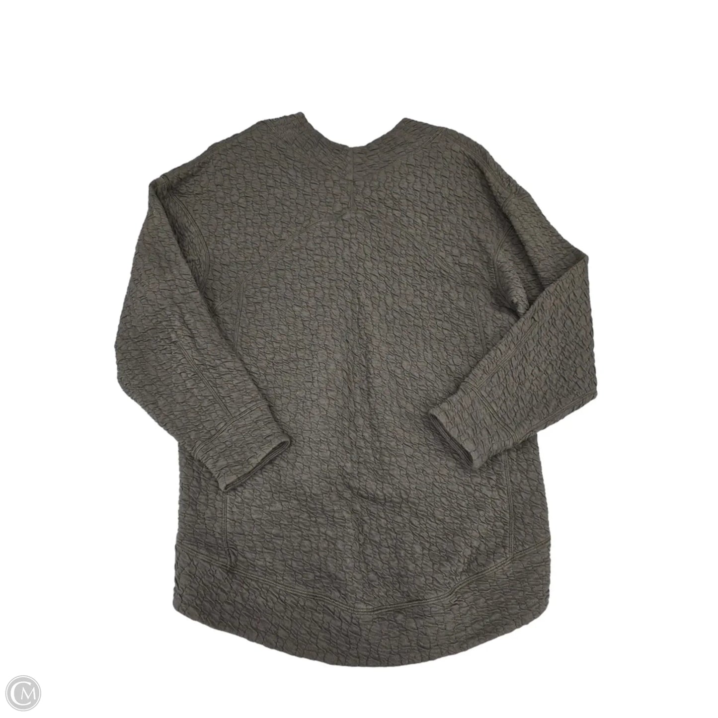 Top Long Sleeve By Lululemon In Green, Size: 2