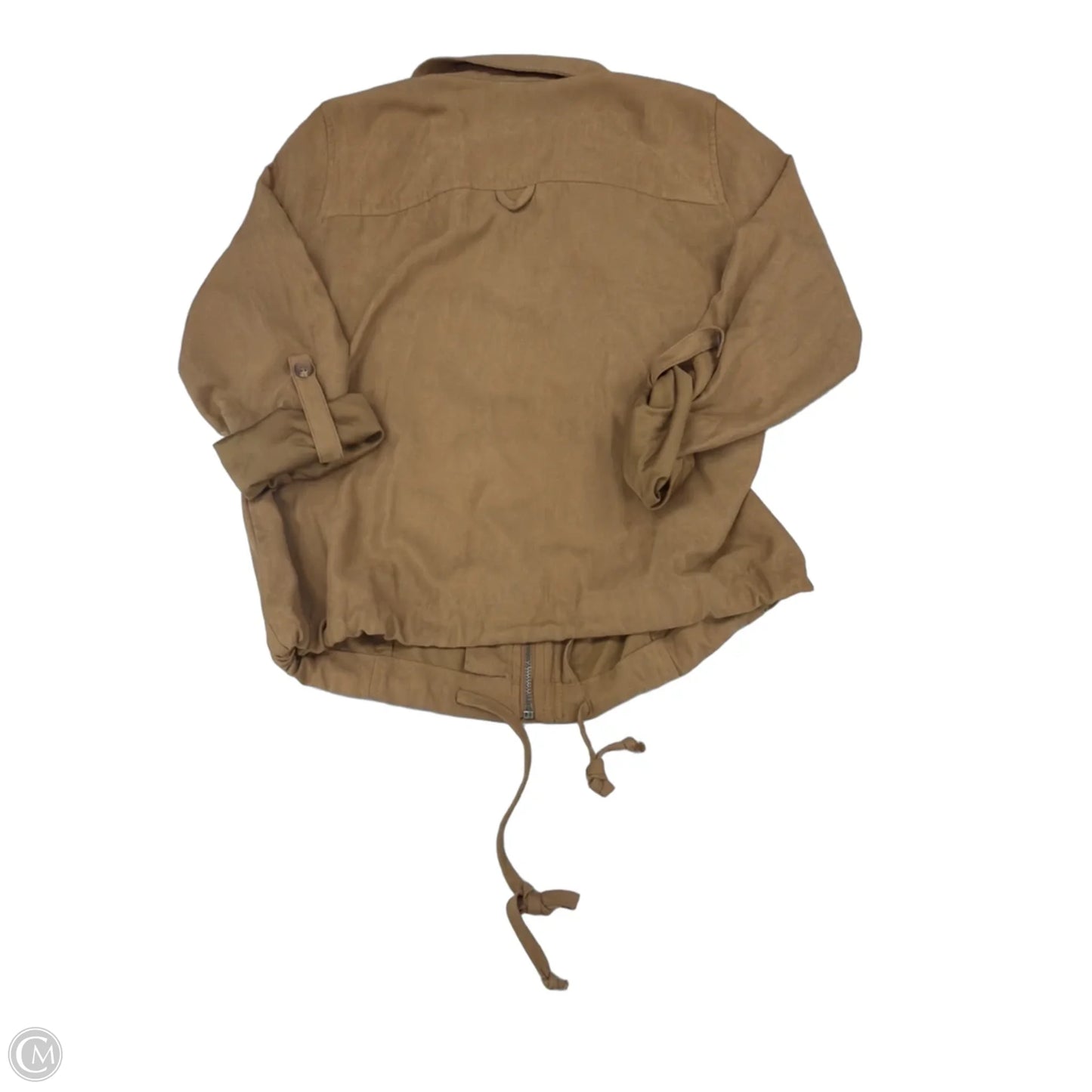 Top Long Sleeve By Staccato In Tan, Size: S