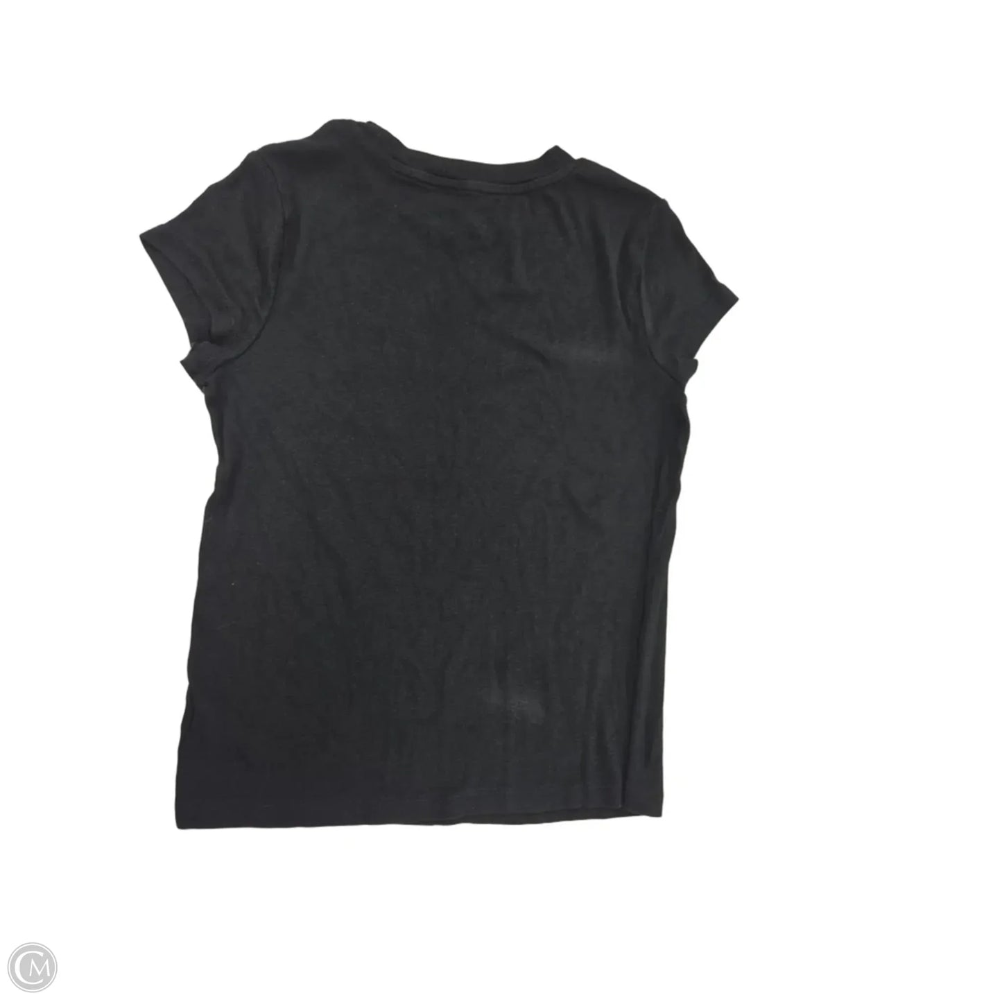 Top Short Sleeve Basic By A New Day In Black, Size: L