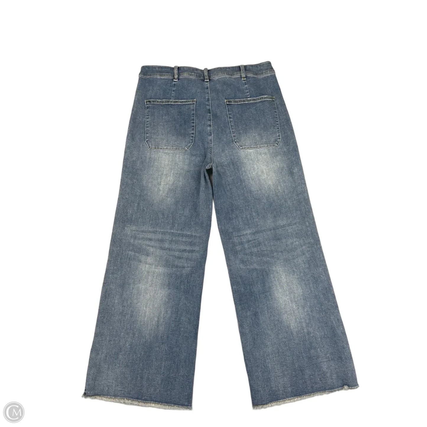 Jeans Wide Leg By Cme In Blue, Size: Xl