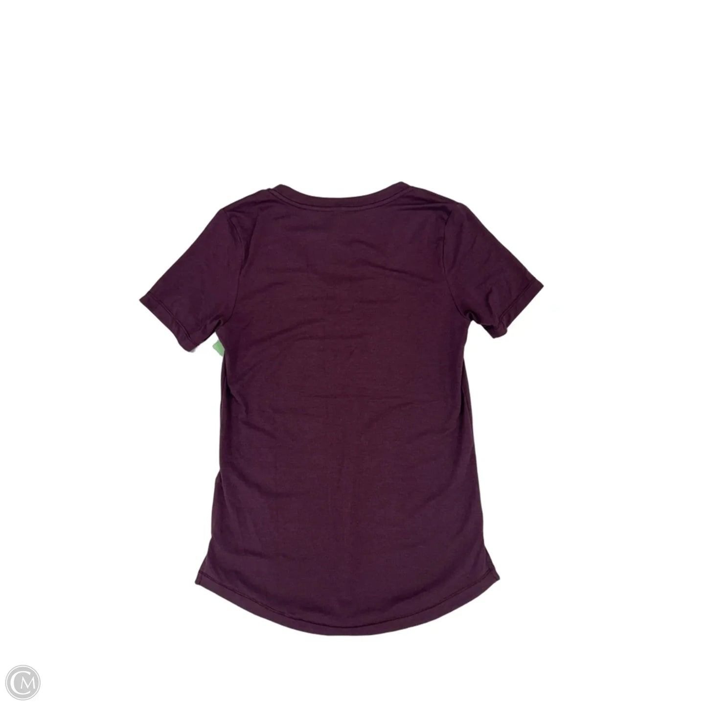 Top Short Sleeve By Athleta In Purple, Size: Xxs