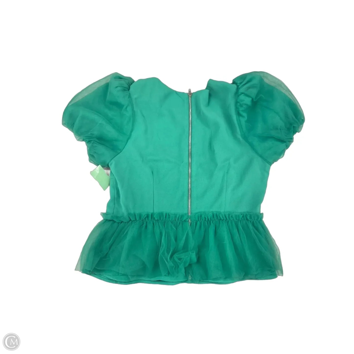 Top Short Sleeve By Tcec In Green, Size: L