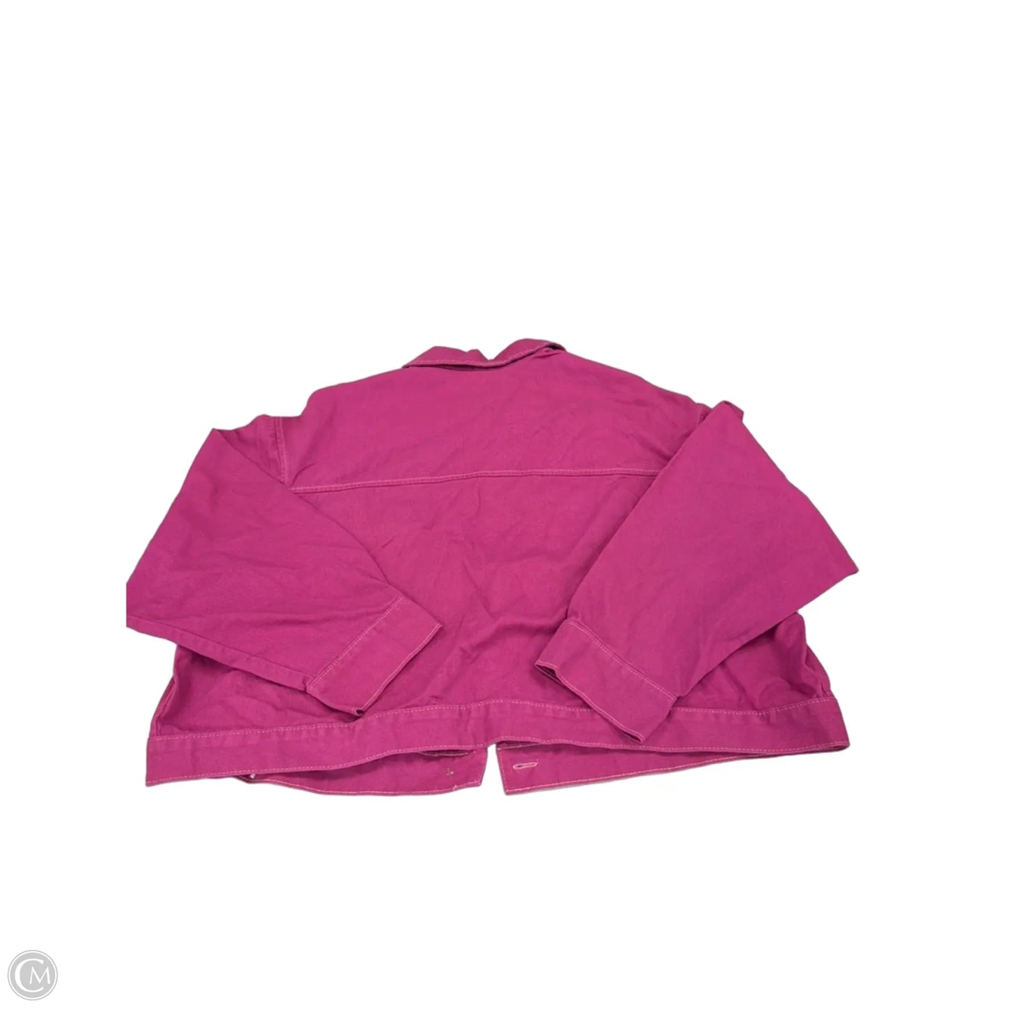 Jacket Denim By Old Navy In Pink, Size: Xxl