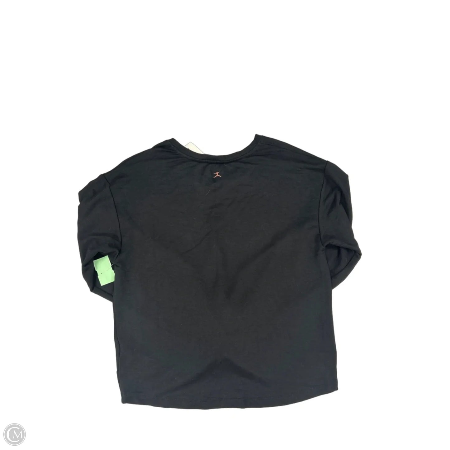 Top Long Sleeve By Danskin In Black, Size: M