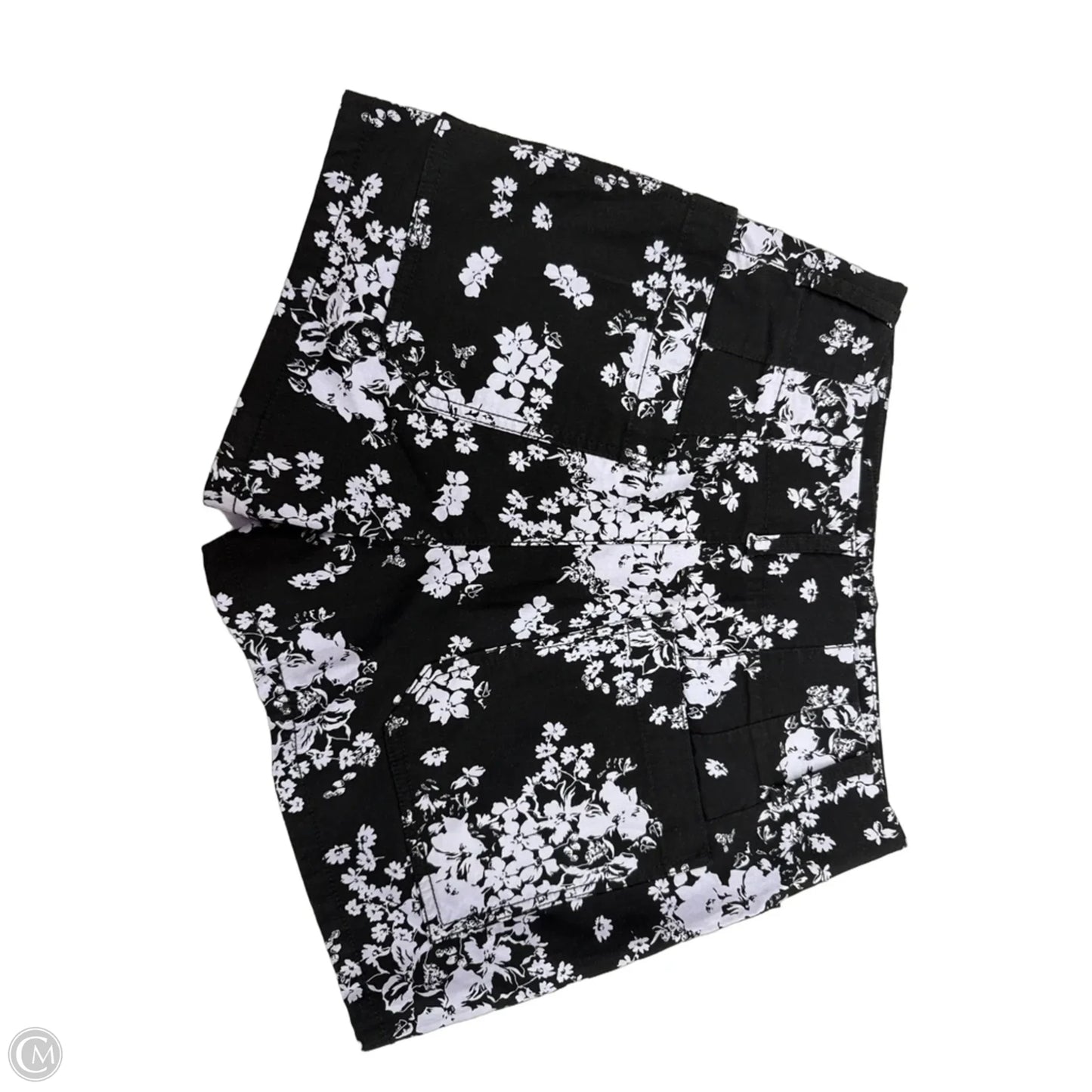 Shorts By Maeve In Black & Purple, Size: 4