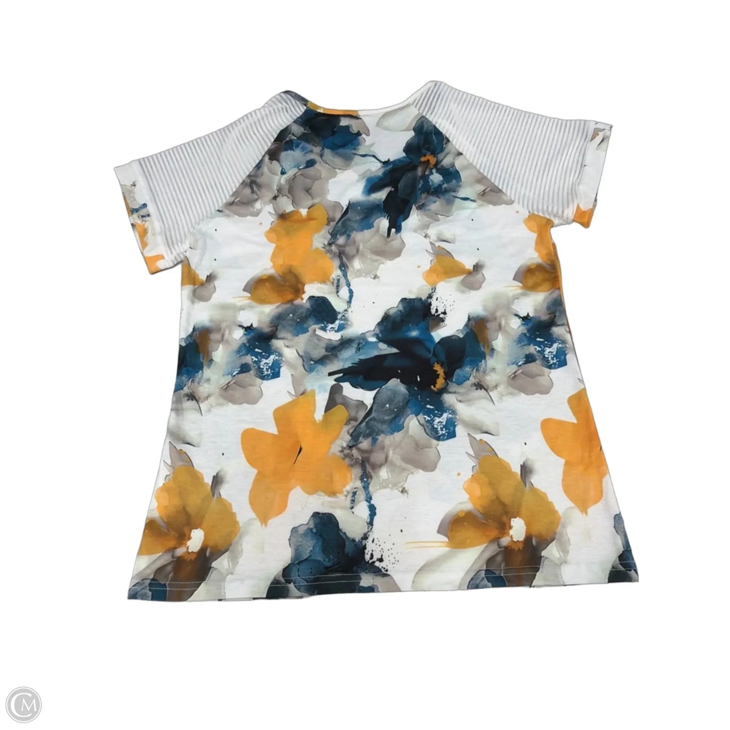Top Short Sleeve By Cmf In Floral Print, Size: M