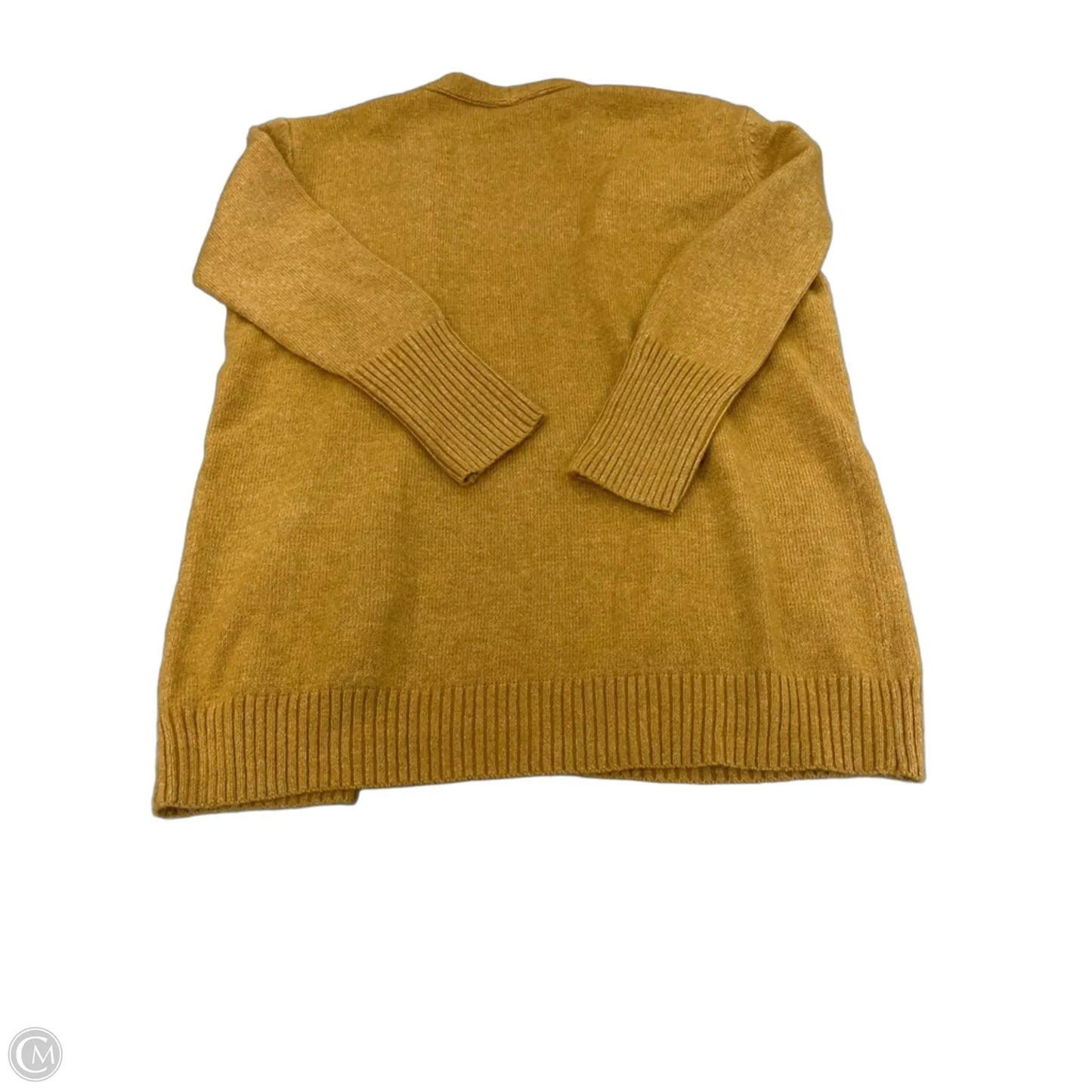 Sweater Cardigan By Cielo In Yellow, Size: S