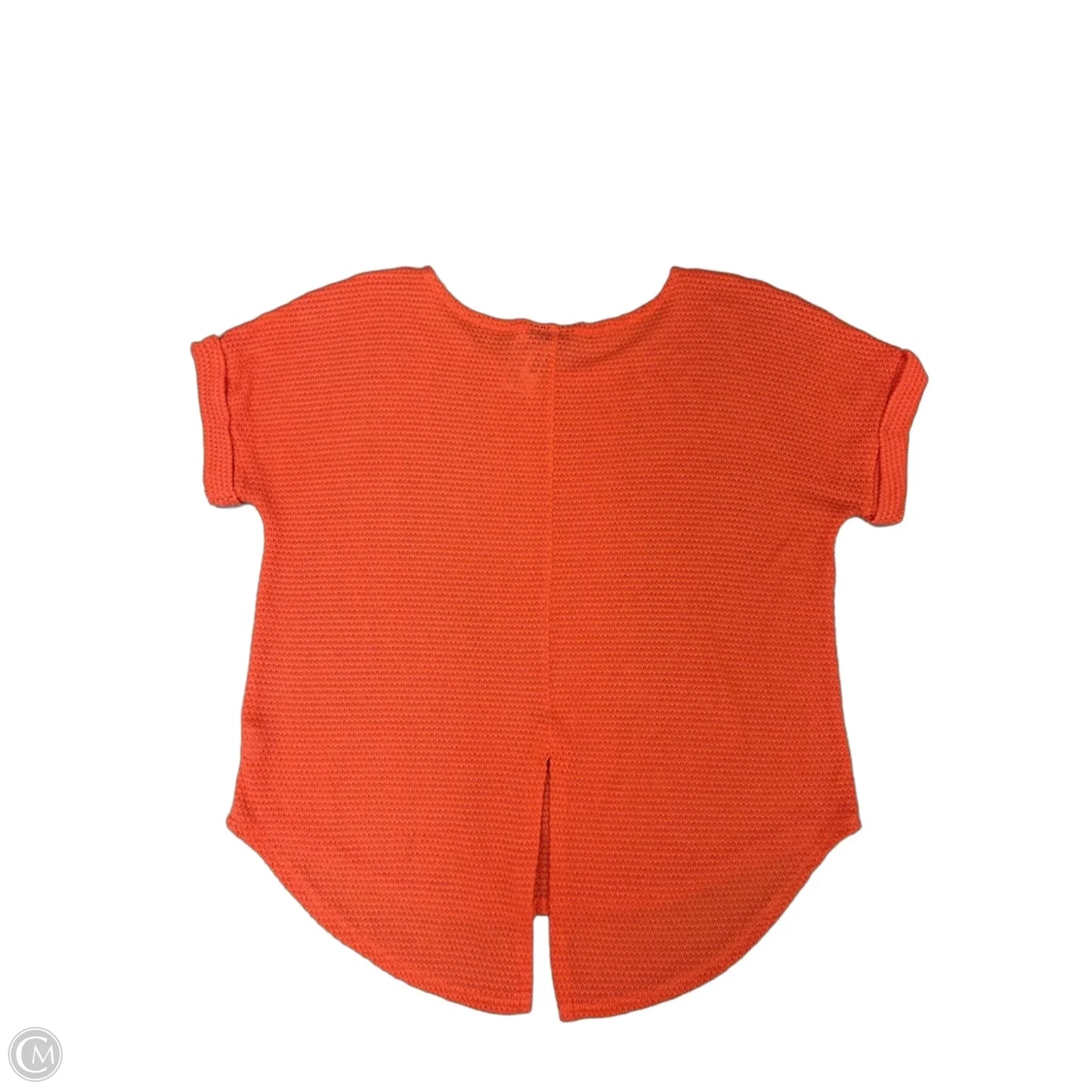 Top Short Sleeve By Ana In Orange, Size: Xl