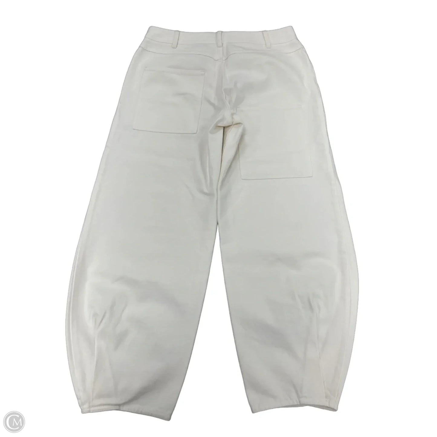 Jeans Straight By Tibi In White Denim, Size: 4