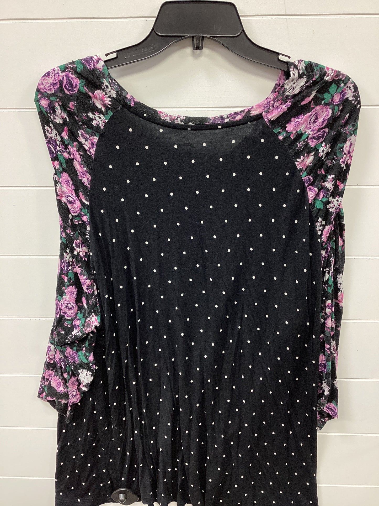Top Ls By Maurices In Black, Size:3X