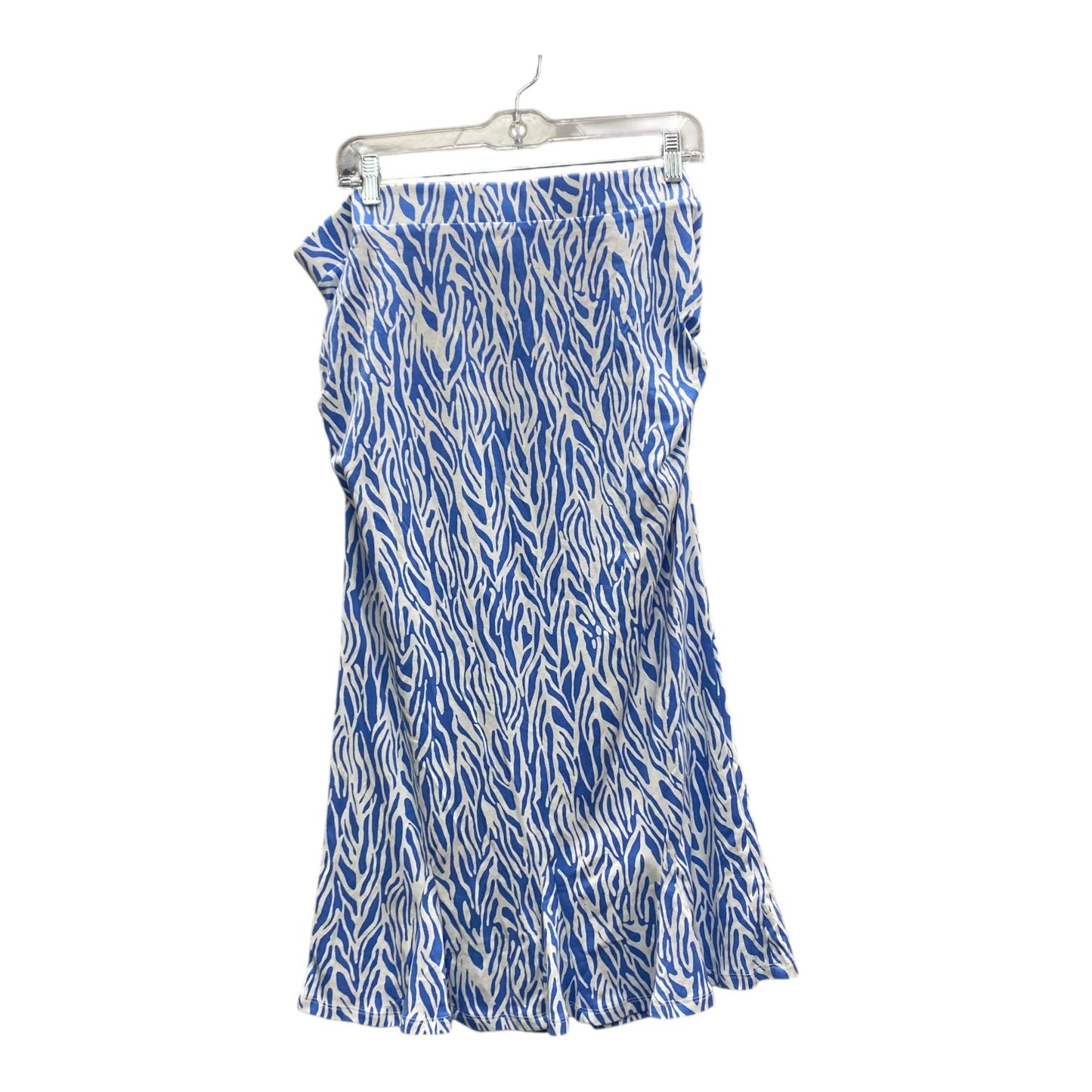 Skirt Midi By Target-Designer Diane Von In Blue & White, Size:Xl