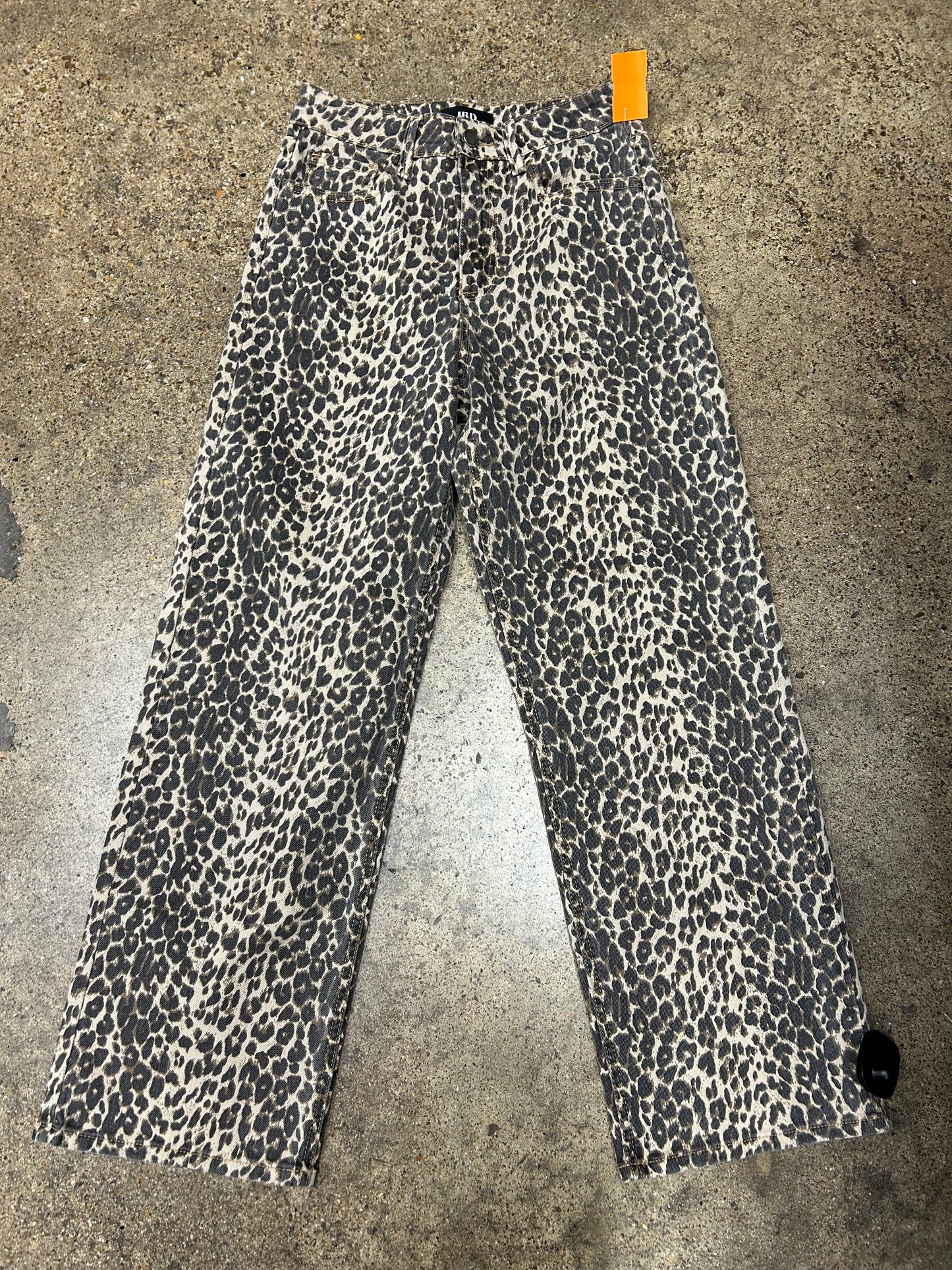 Jeans Straight By Just Black In Animal Print, Size:2
