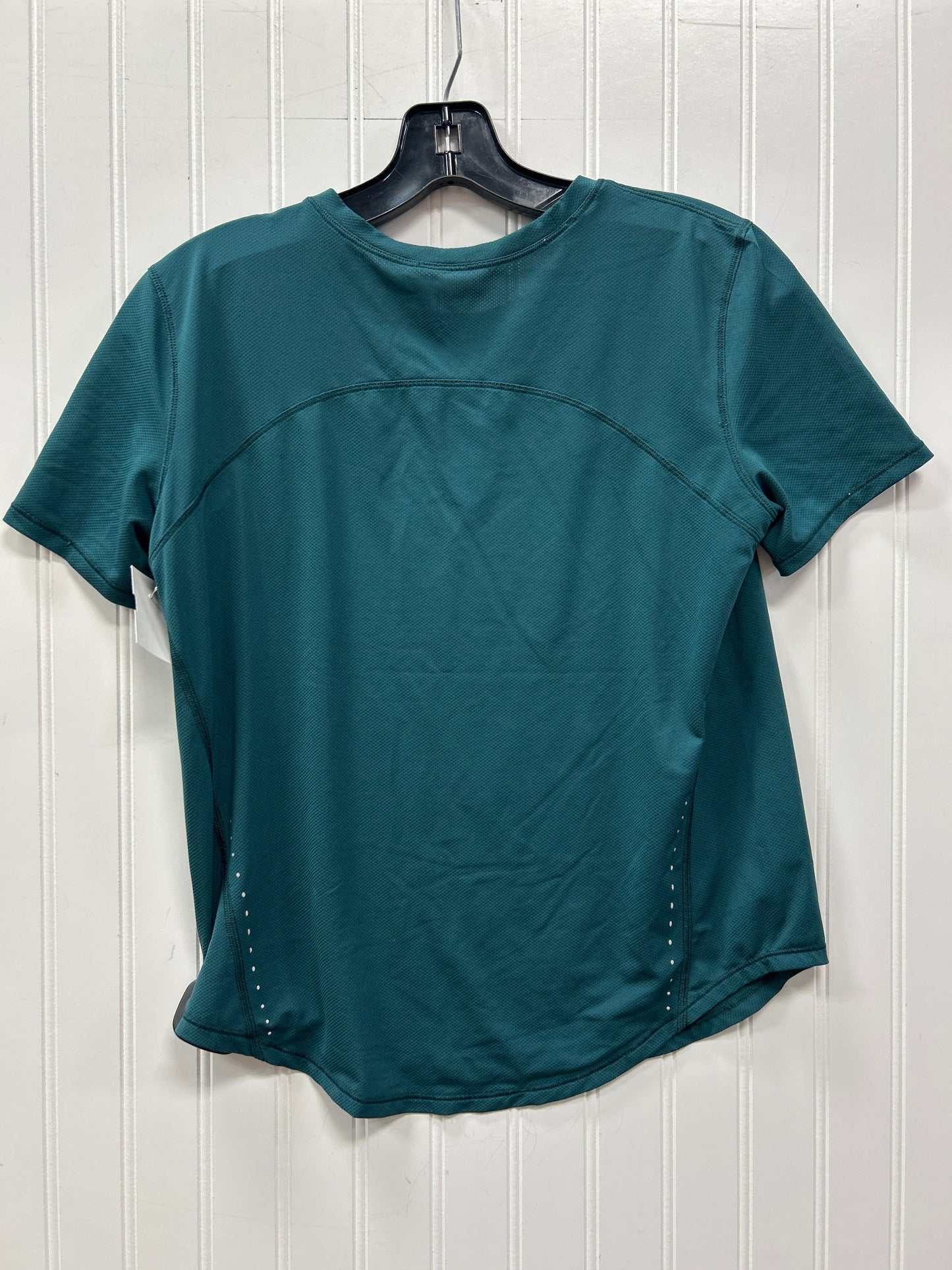 Athletic Top Ss By Lululemon In Teal, Size:4