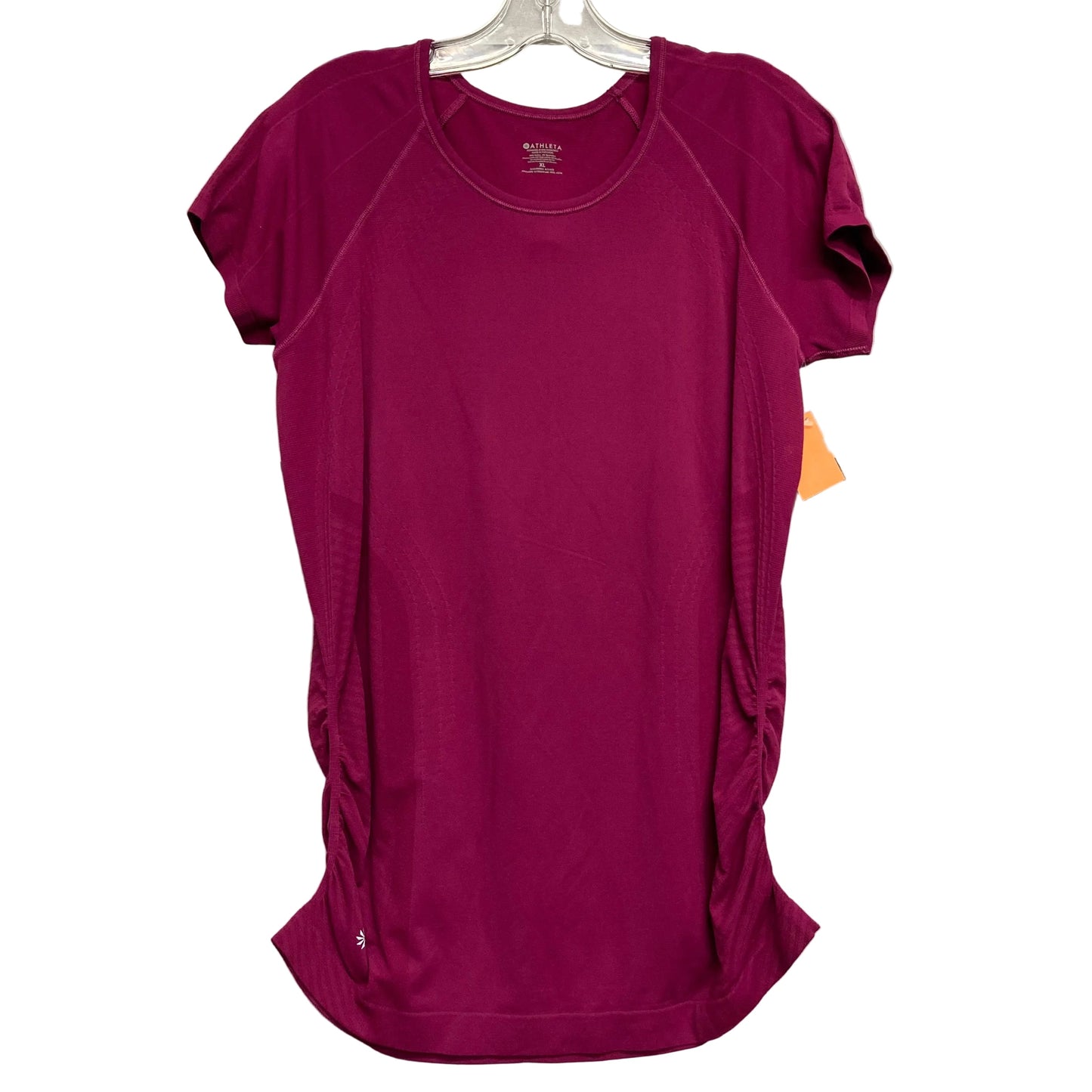 Athletic Top Ss By Athleta In Pink, Size:Xl